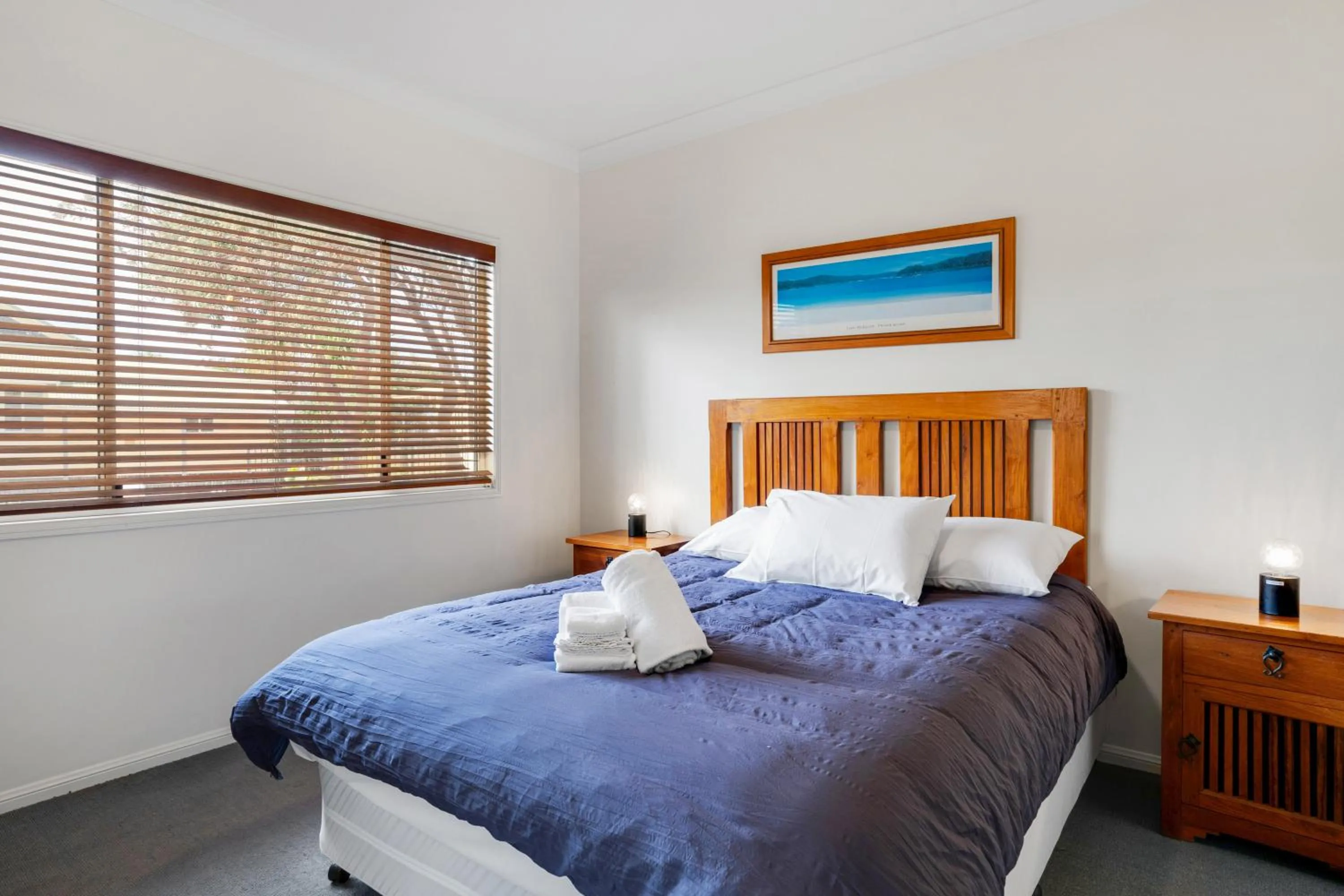 Bed in K'gari Beach Houses