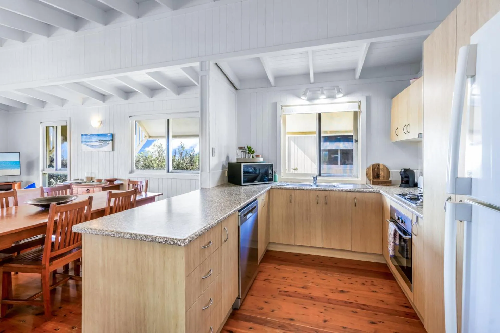 kitchen in K'gari Beach Houses