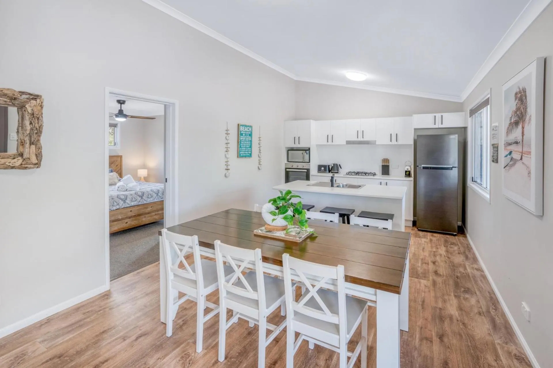 Kitchen or kitchenette in K'gari Beach Houses
