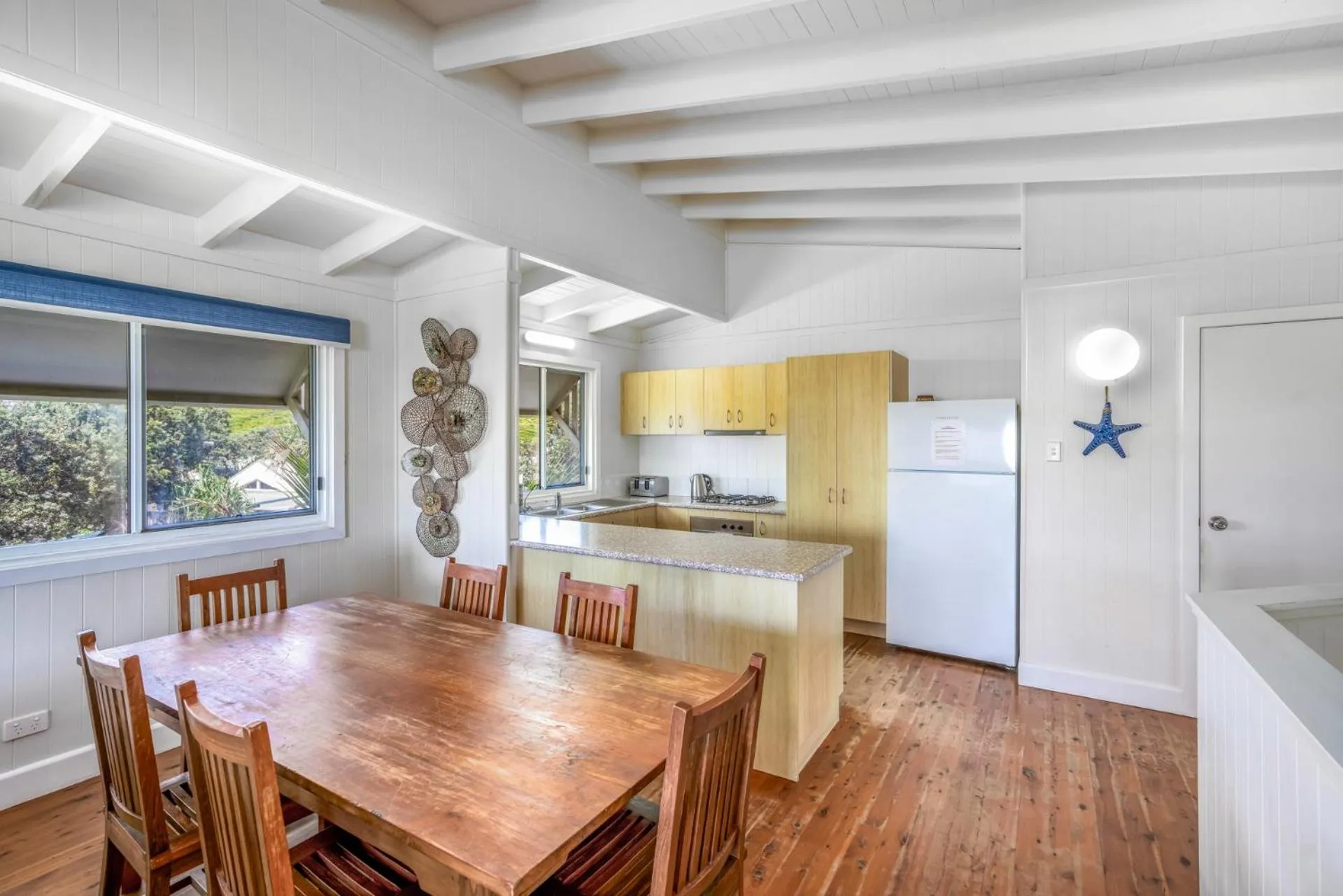 Dining area in K'gari Beach Houses