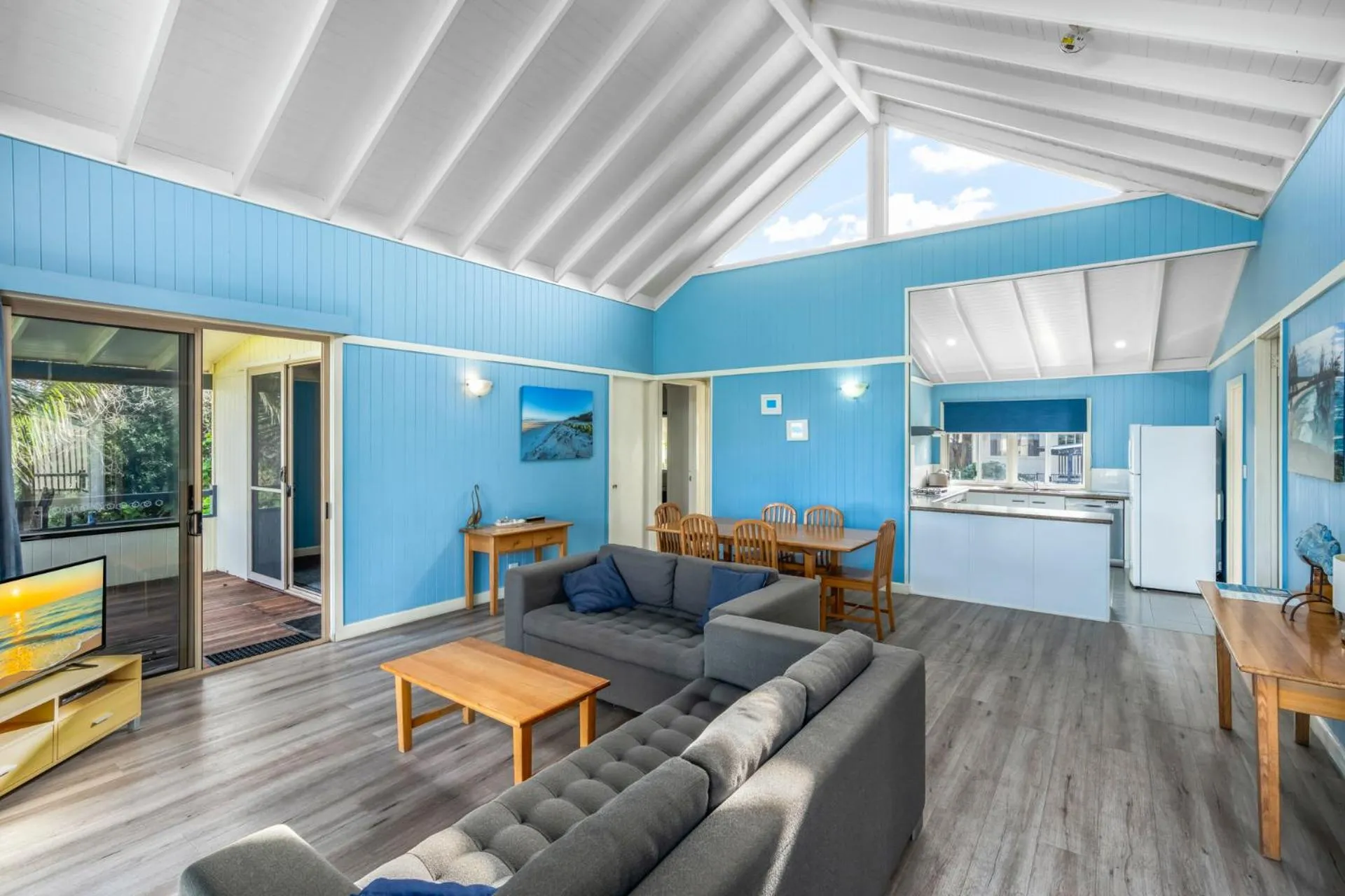 TV and multimedia in K'gari Beach Houses