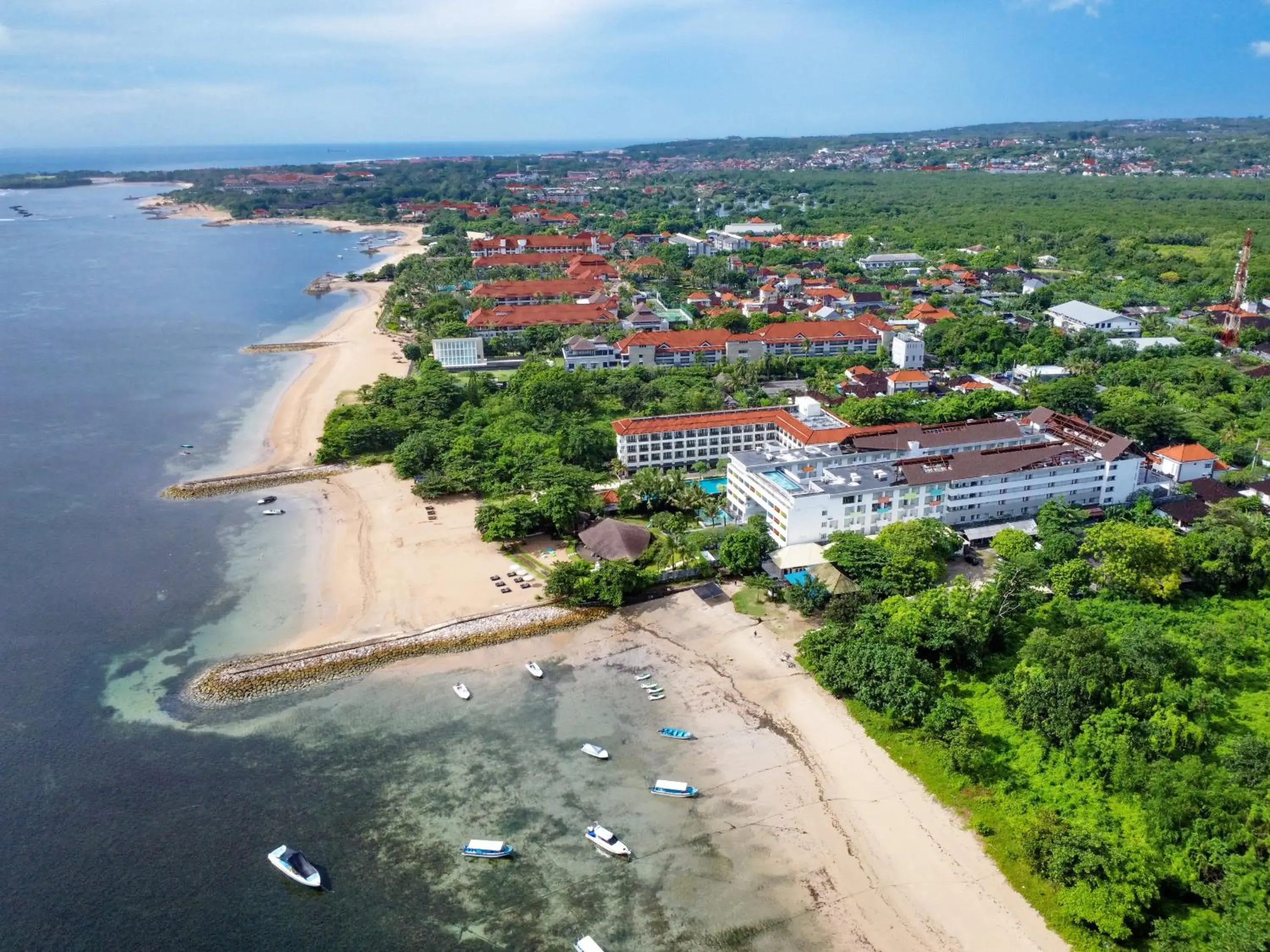 Bird's eye view in Tijili Hotel Benoa Bird's eye view in Tijili Hotel Benoa