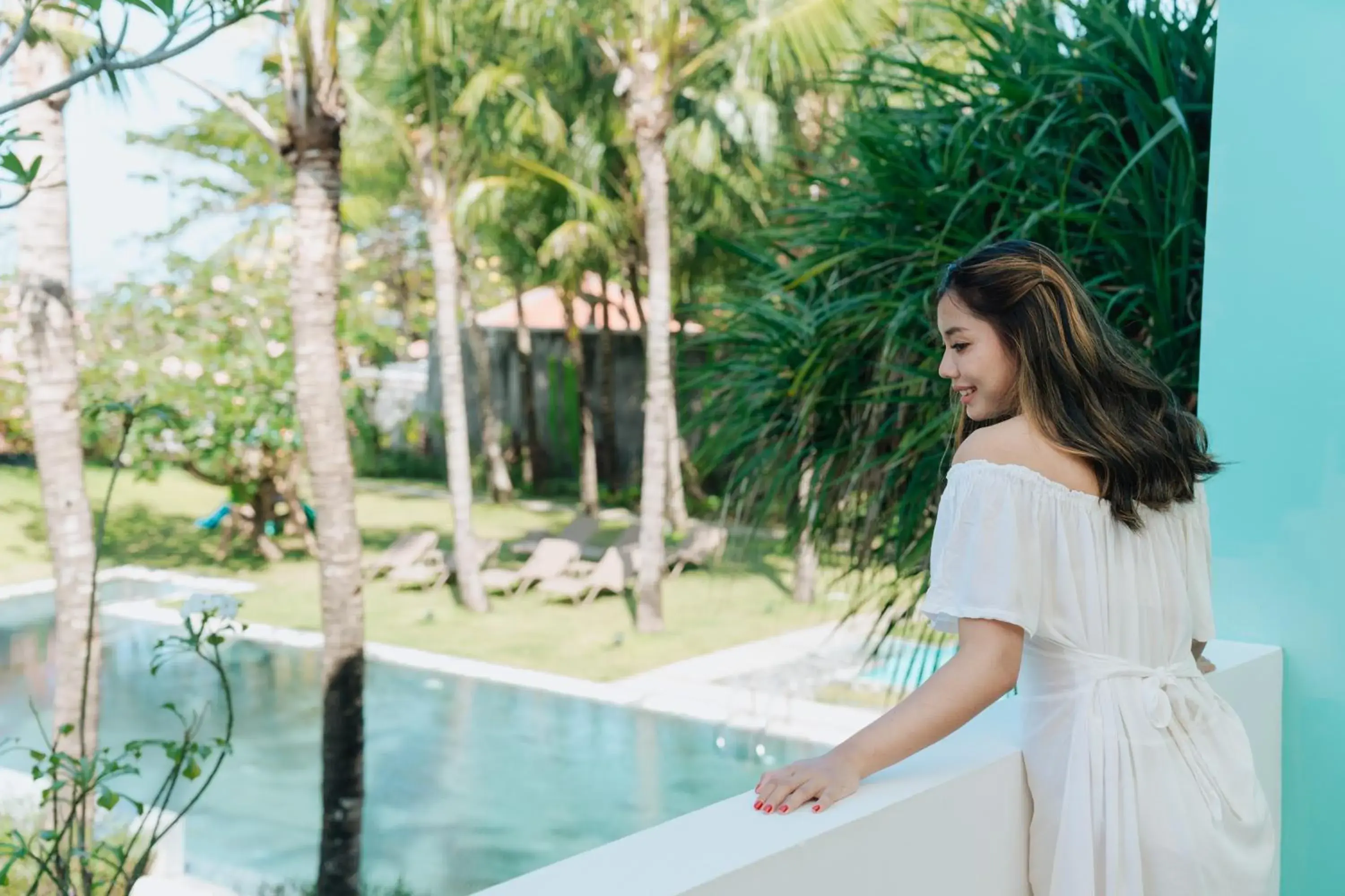 Deluxe terrace in IKOSHAROLD Resort Benoa Deluxe terrace in IKOSHAROLD Resort Benoa