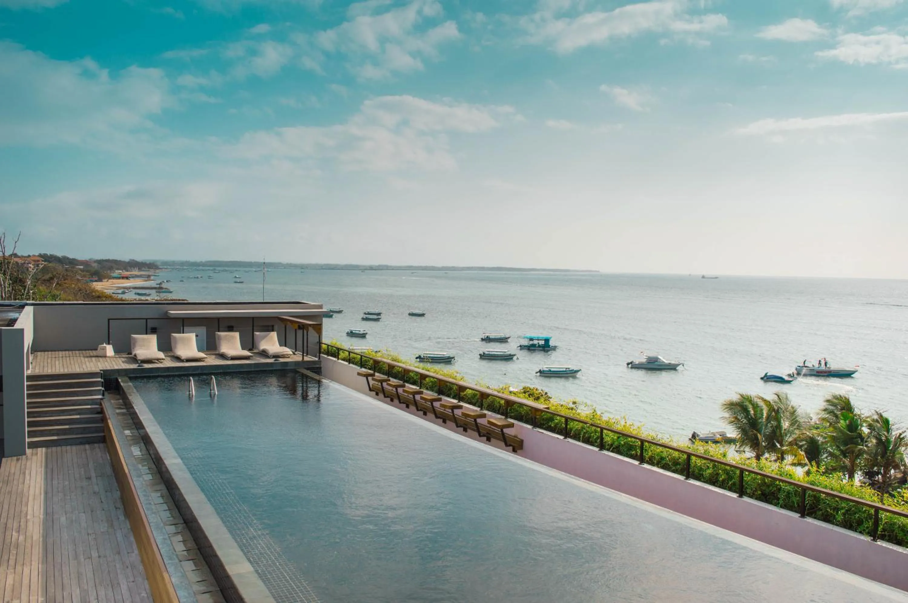 Pool view in Tijili Hotel Benoa