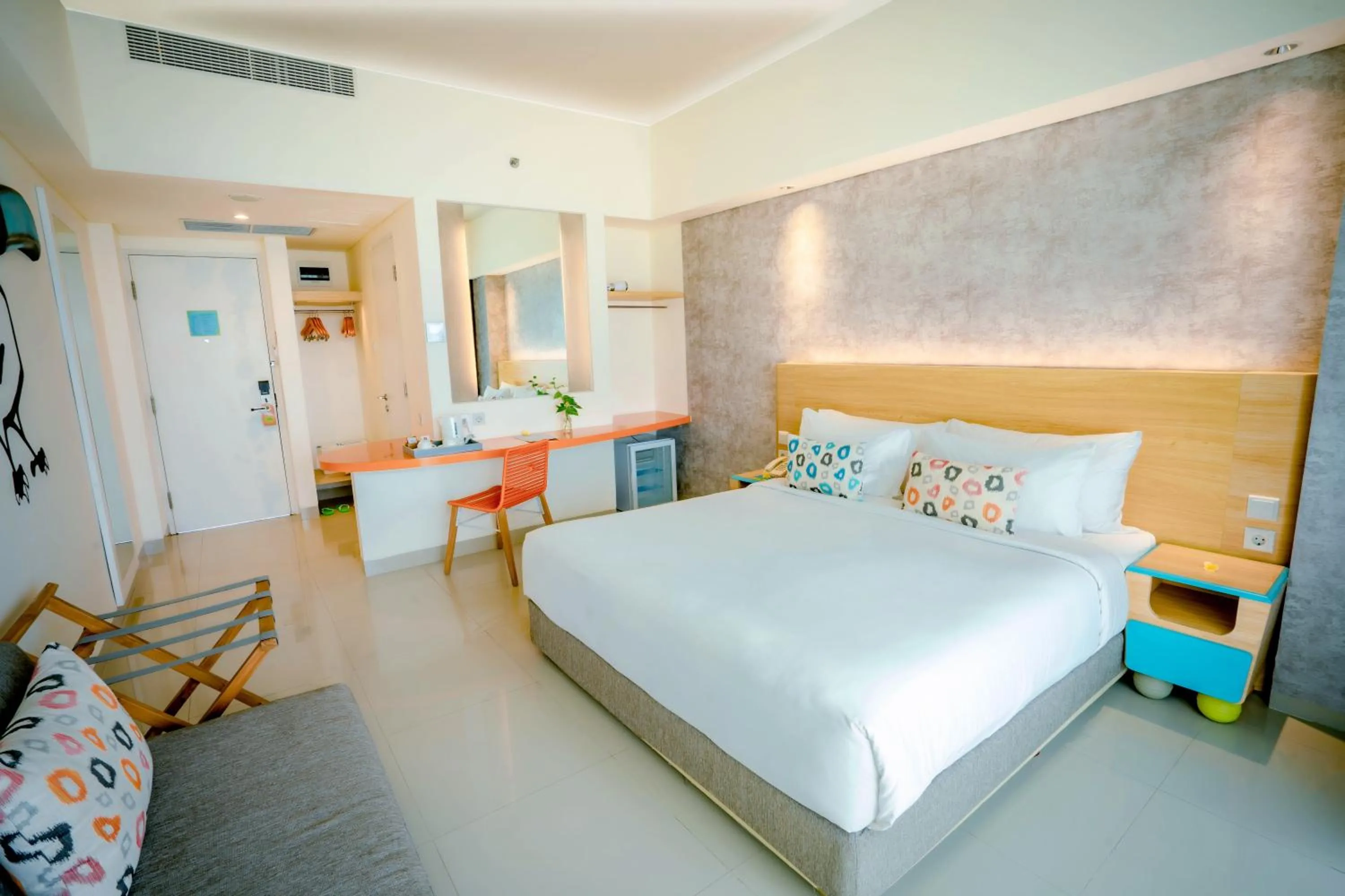 Bed in Tijili Hotel Benoa