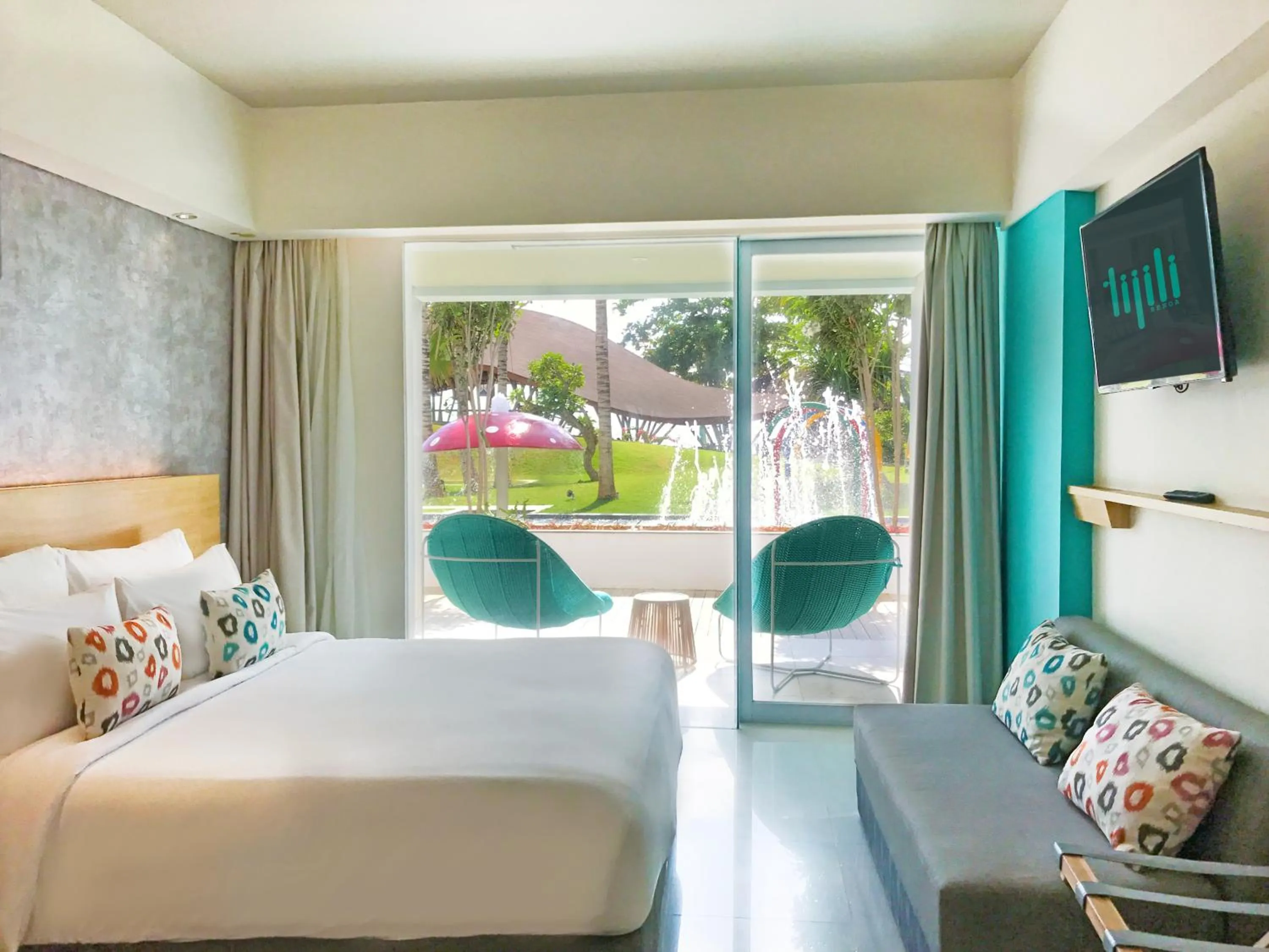 Bed in Tijili Hotel Benoa