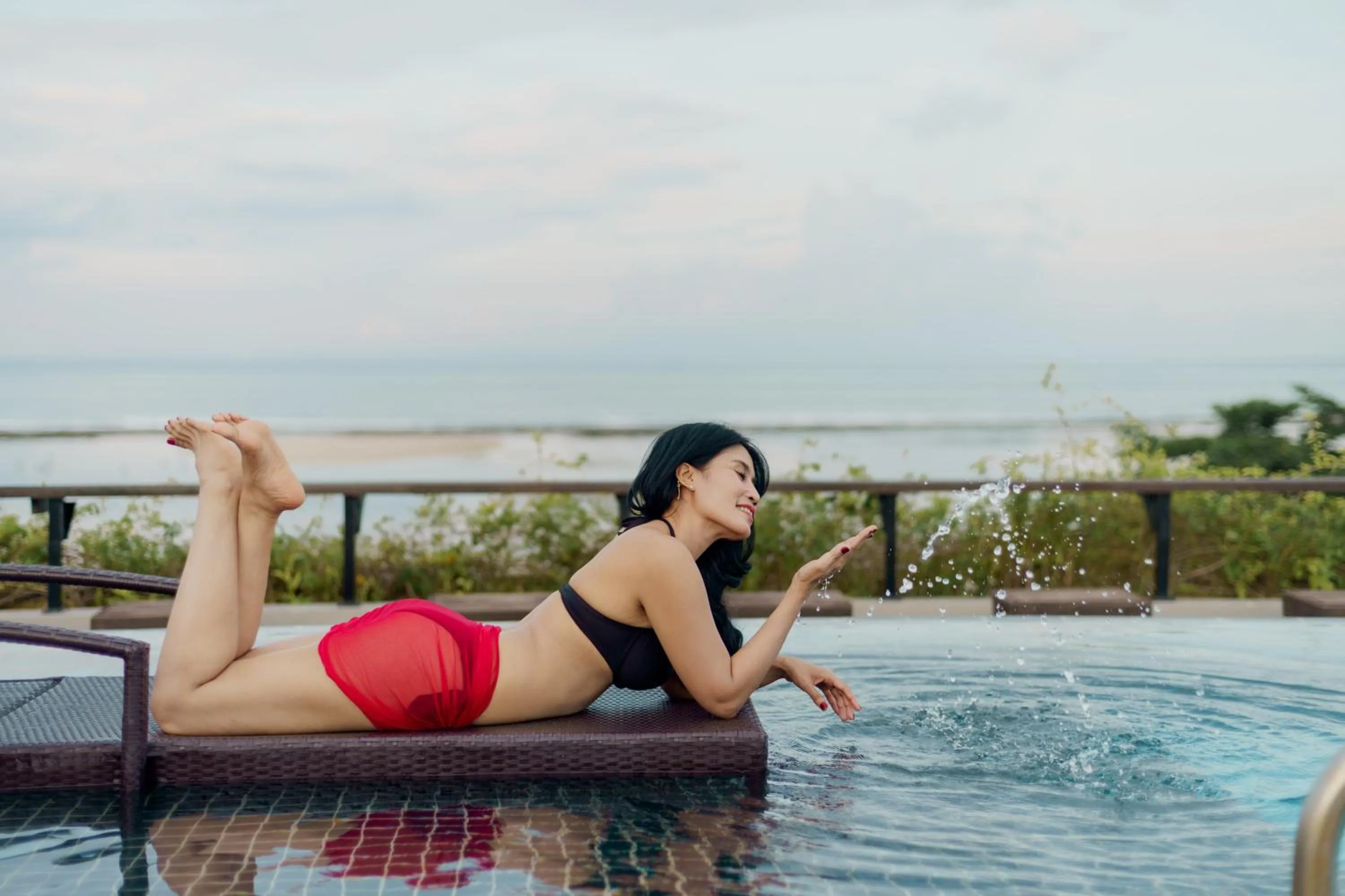 Swimming pool in Tijili Hotel Benoa