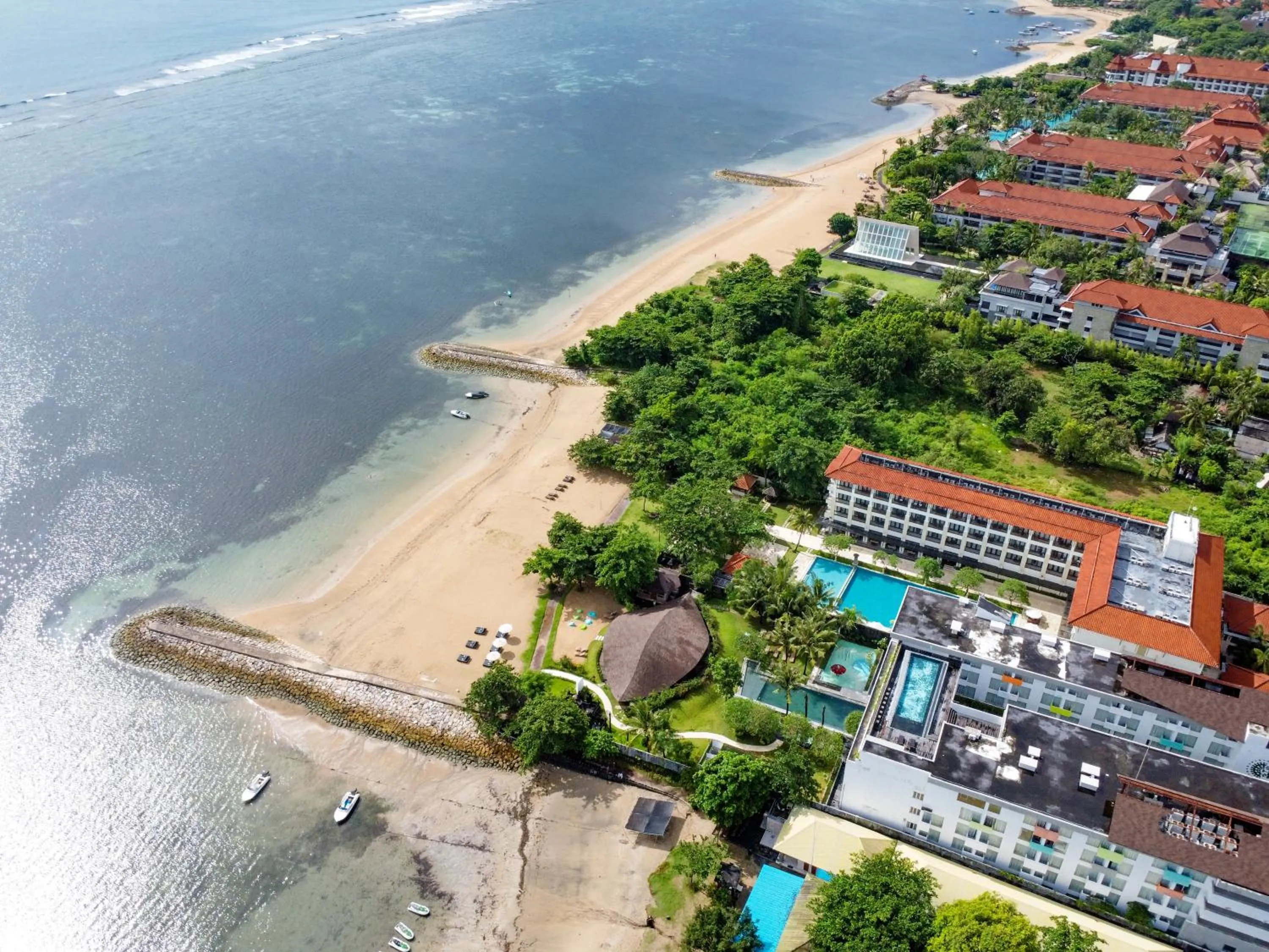 Bird's eye view in Tijili Hotel Benoa
