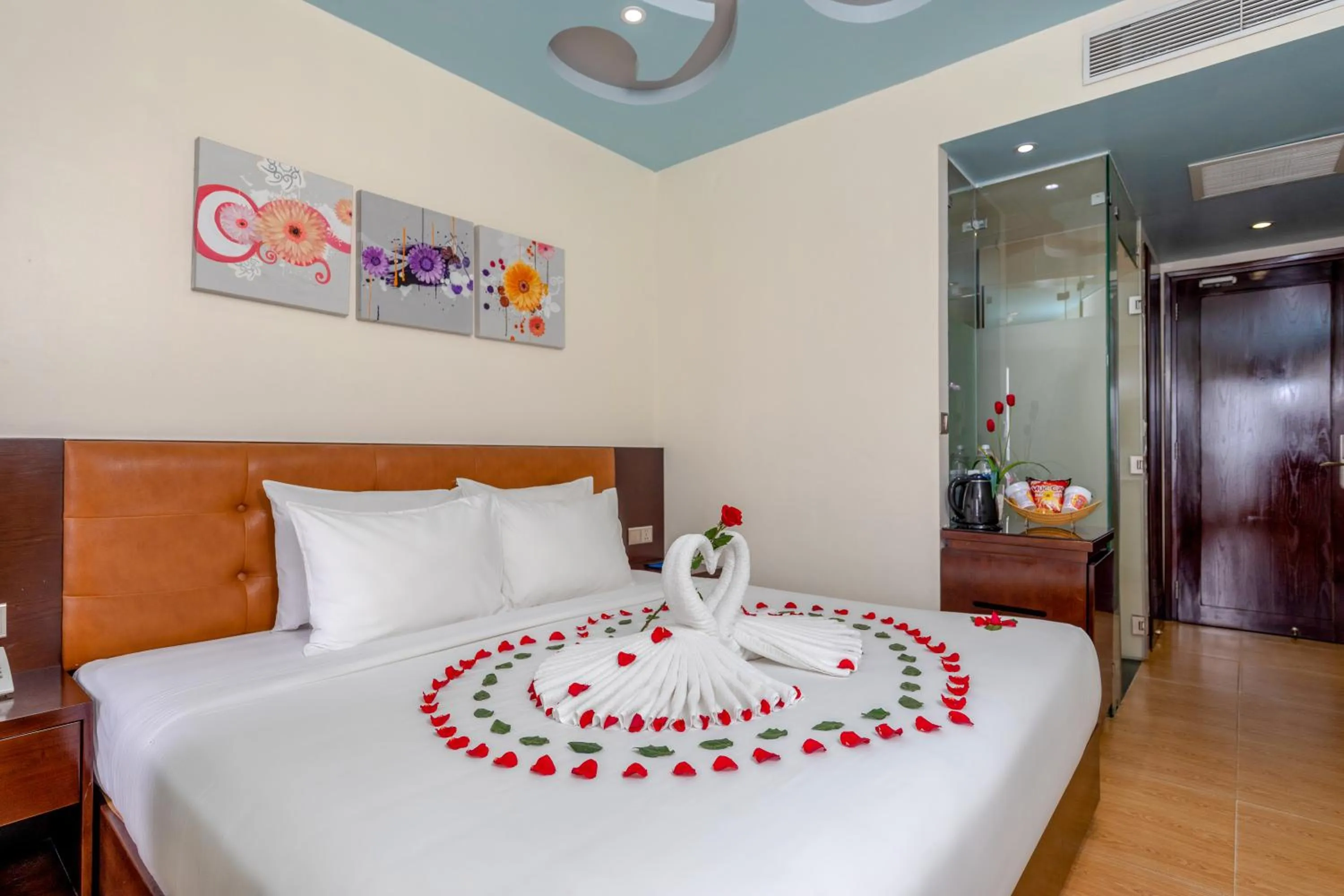 Bed in ANFADA Hotel Danang