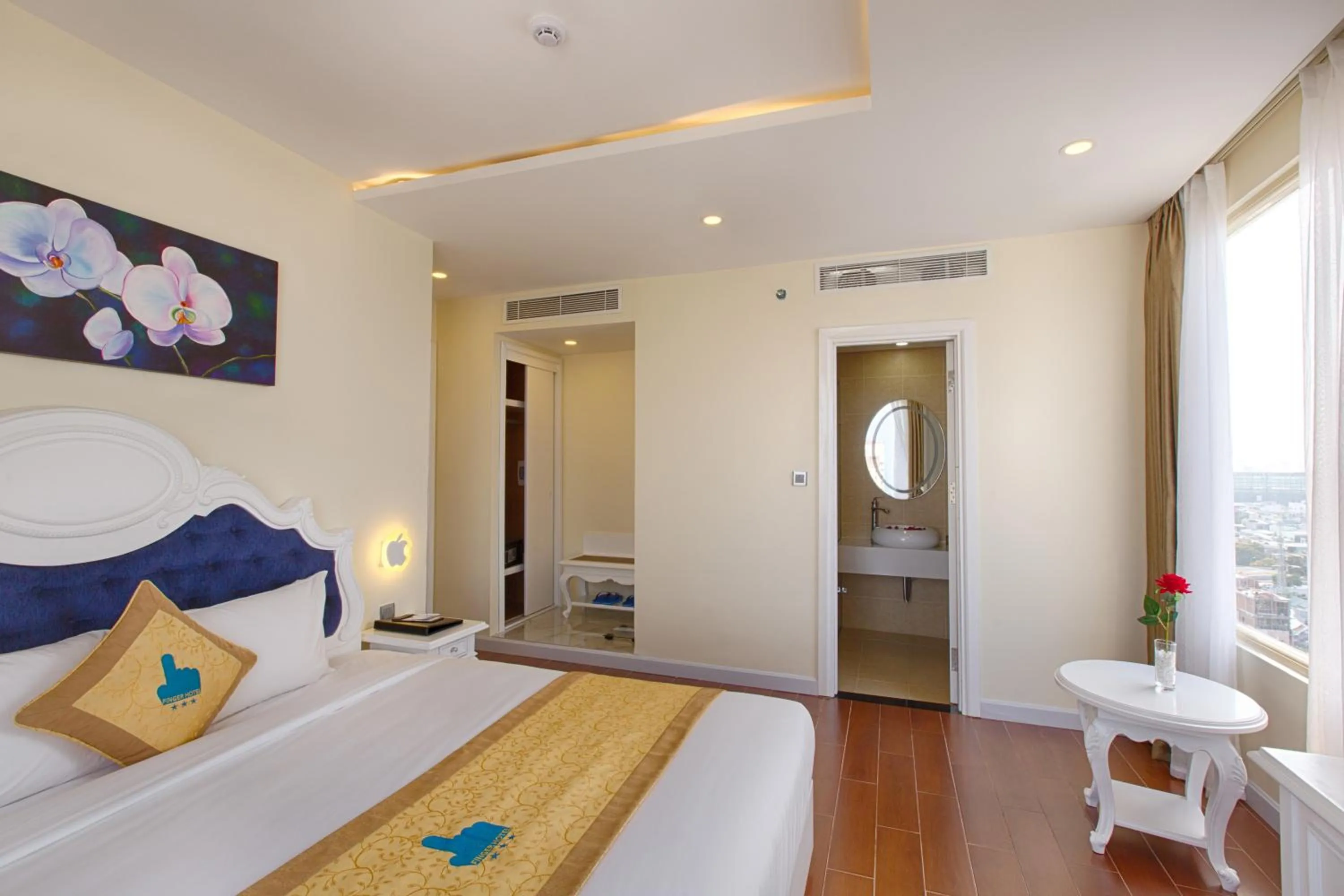 Living room, Bed in ANFADA Hotel Danang