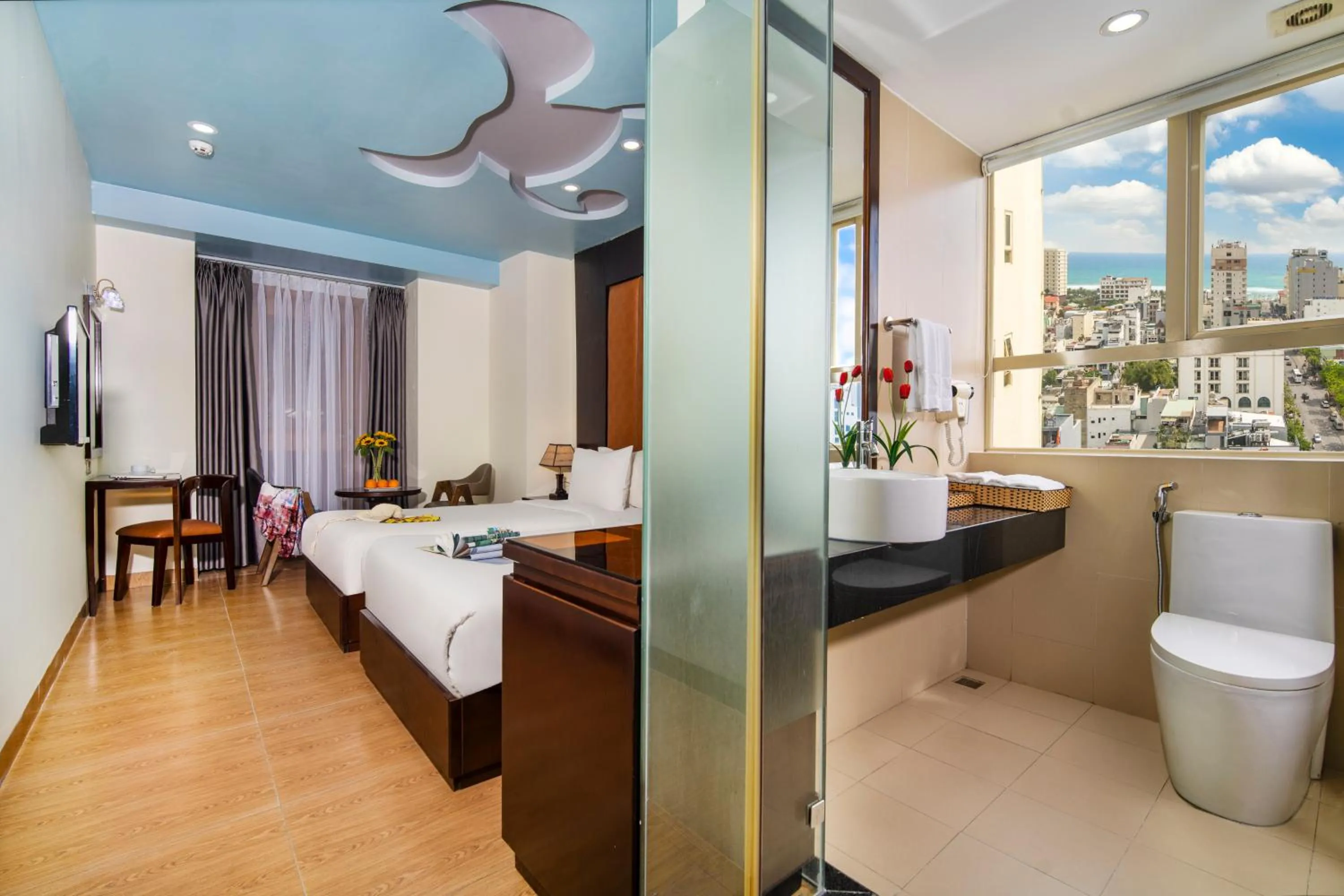 Photo of the whole room, Bed in ANFADA Hotel Danang