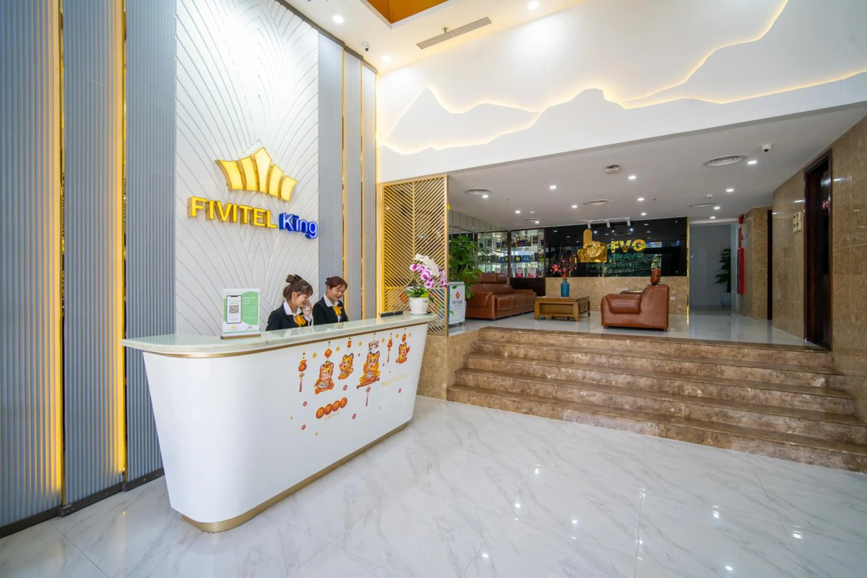 Lobby or reception in ANFADA Hotel Danang