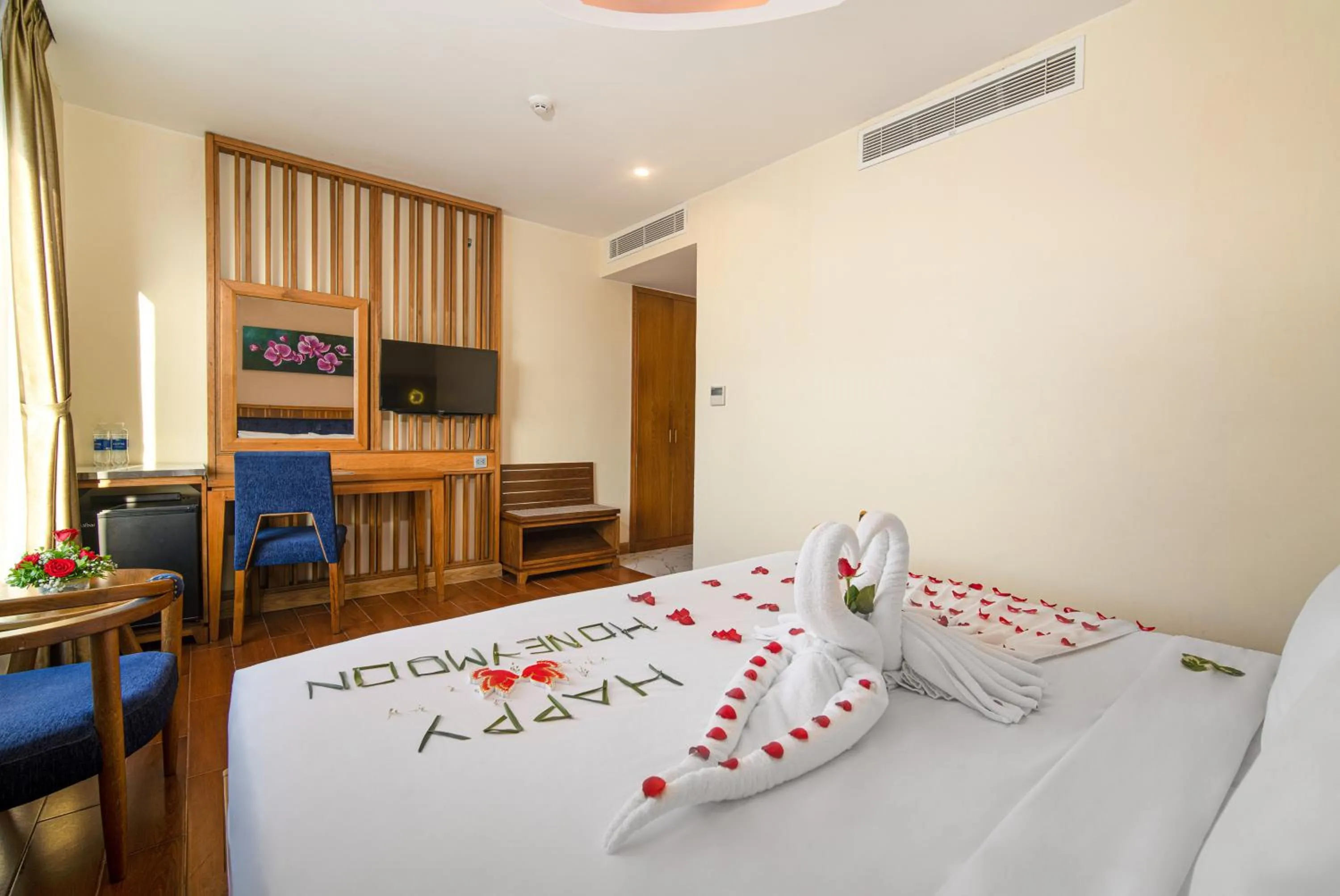 Living room, Bed in ANFADA Hotel Danang