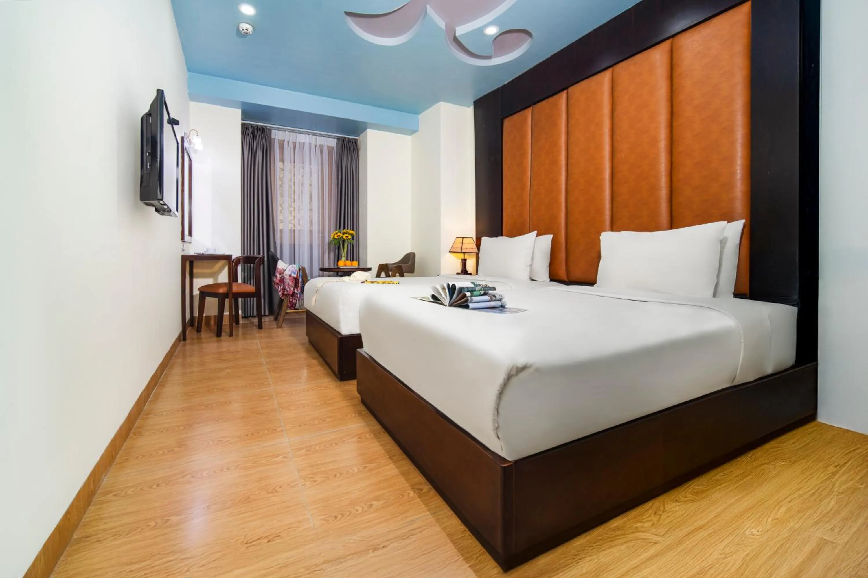 Bed in ANFADA Hotel Danang