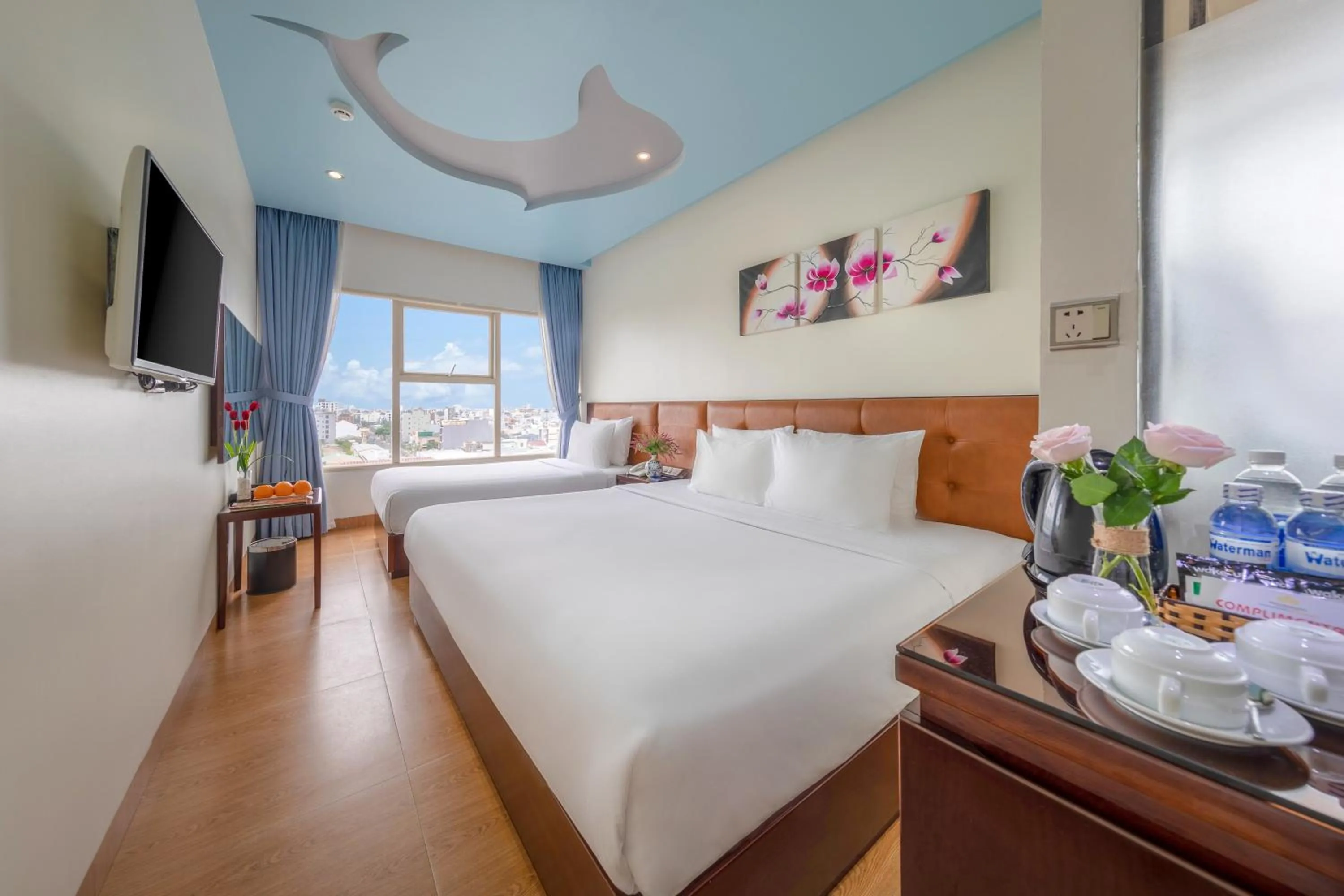 Bed in ANFADA Hotel Danang