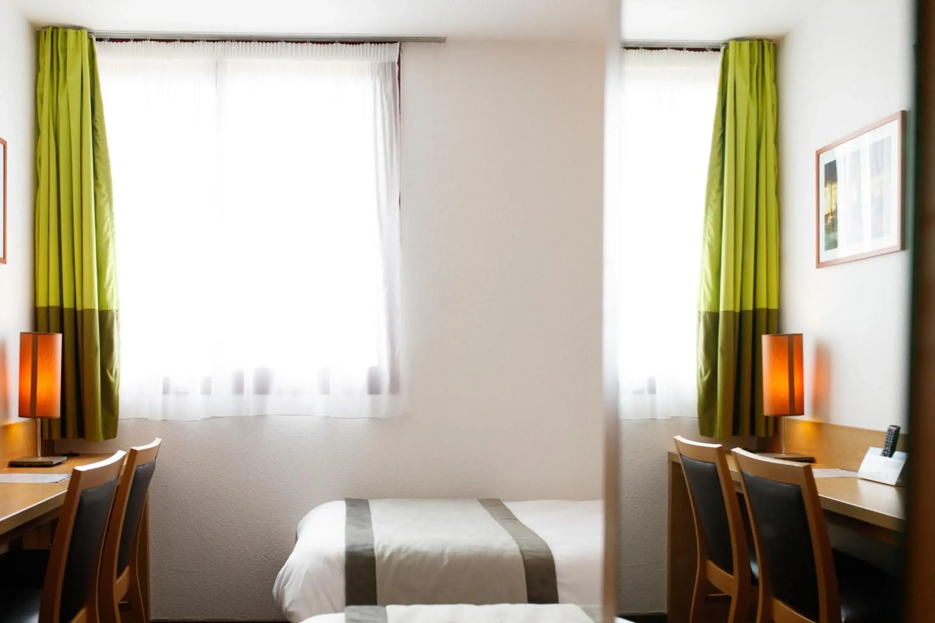 Bedroom, Bed in Logis Hôtel Restaurant Solenca Bedroom, Bed in Logis Hôtel Restaurant Solenca