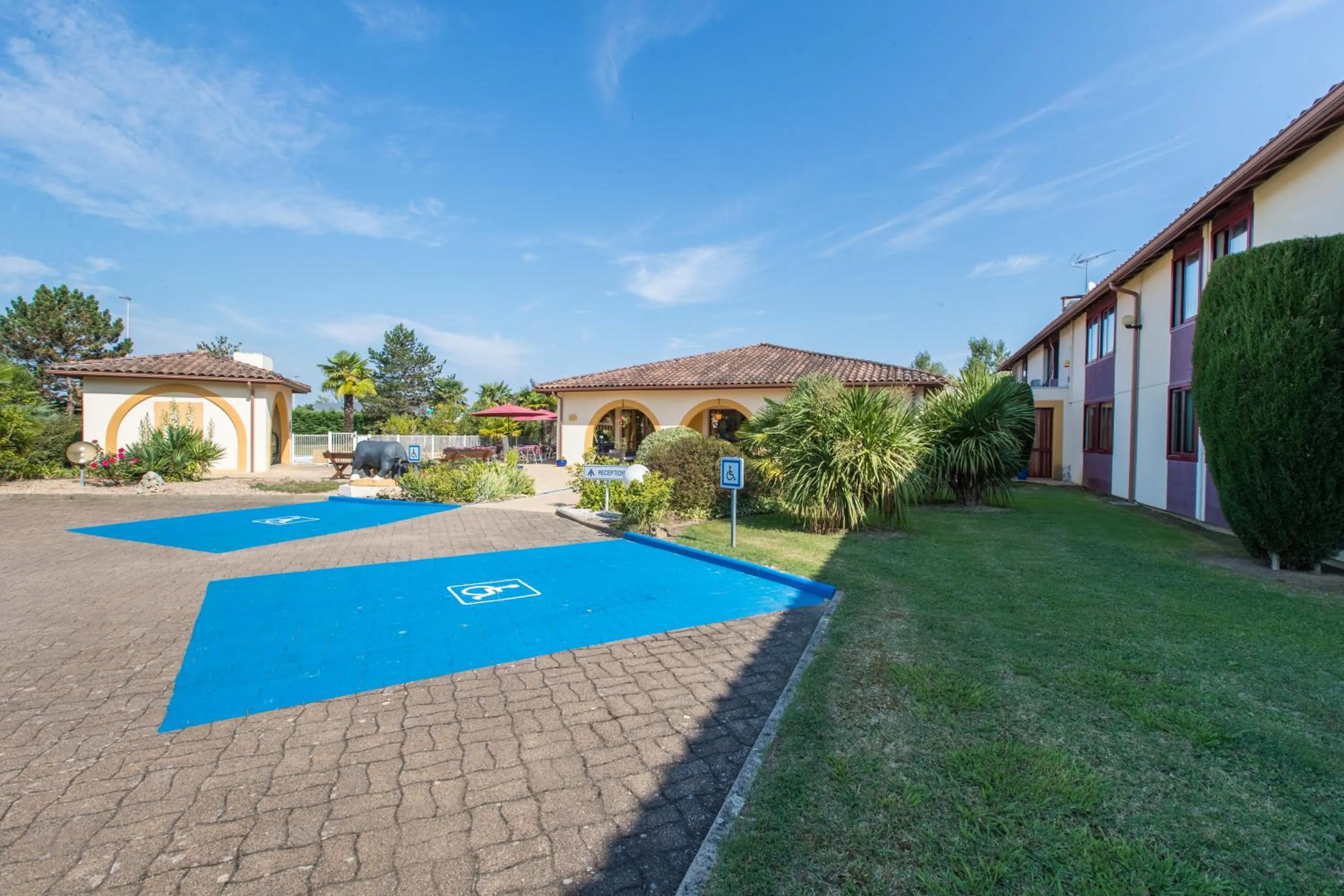 Property building in Logis Hôtel Restaurant Solenca