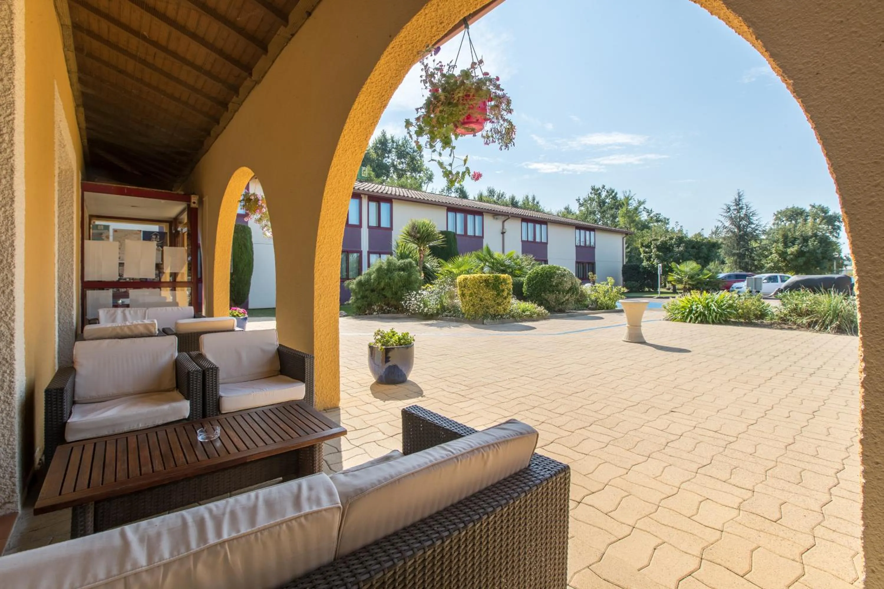 Property building in Logis Hôtel Restaurant Solenca