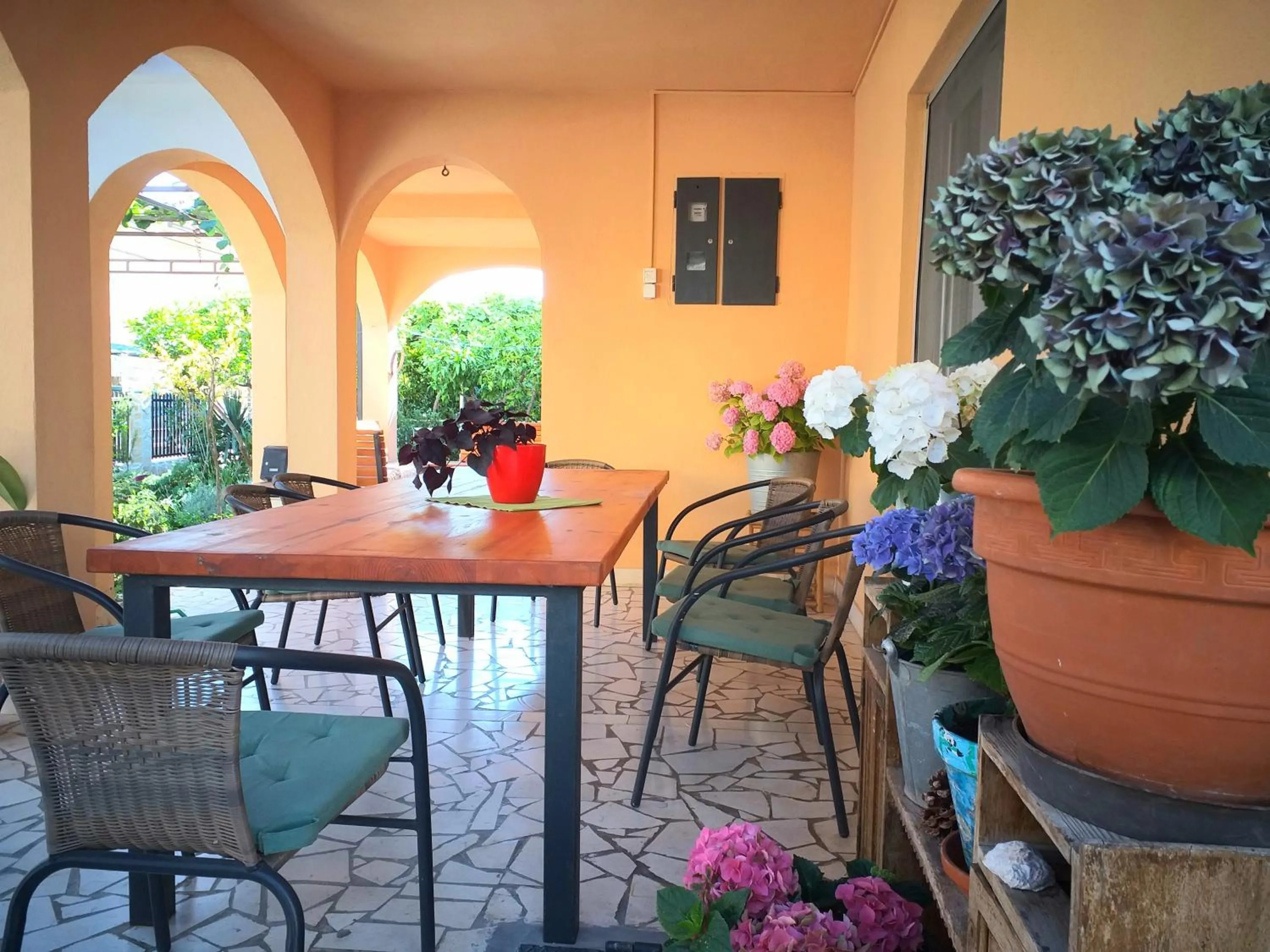 Patio in Apartment Kuca Merdzo