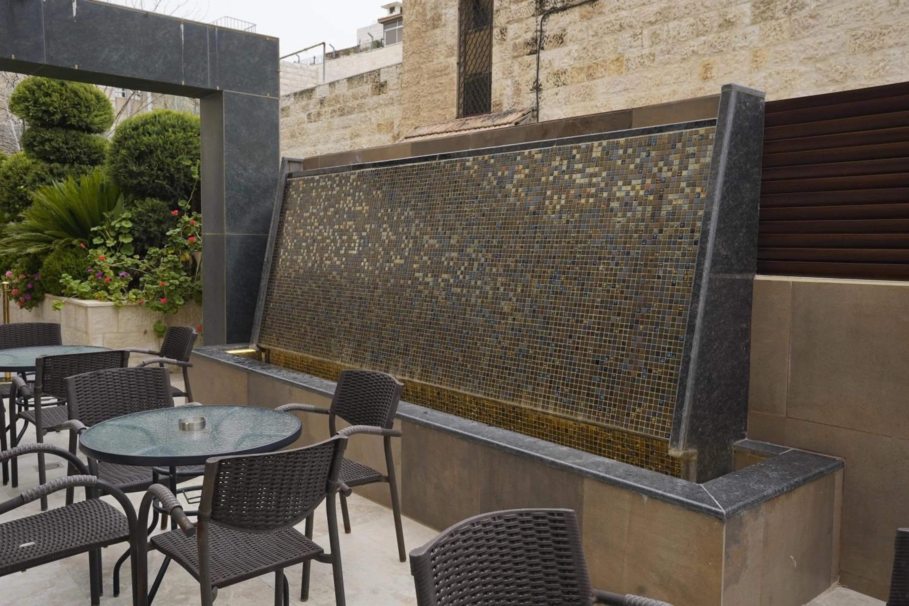 Garden view in Naylover Hotel Suites