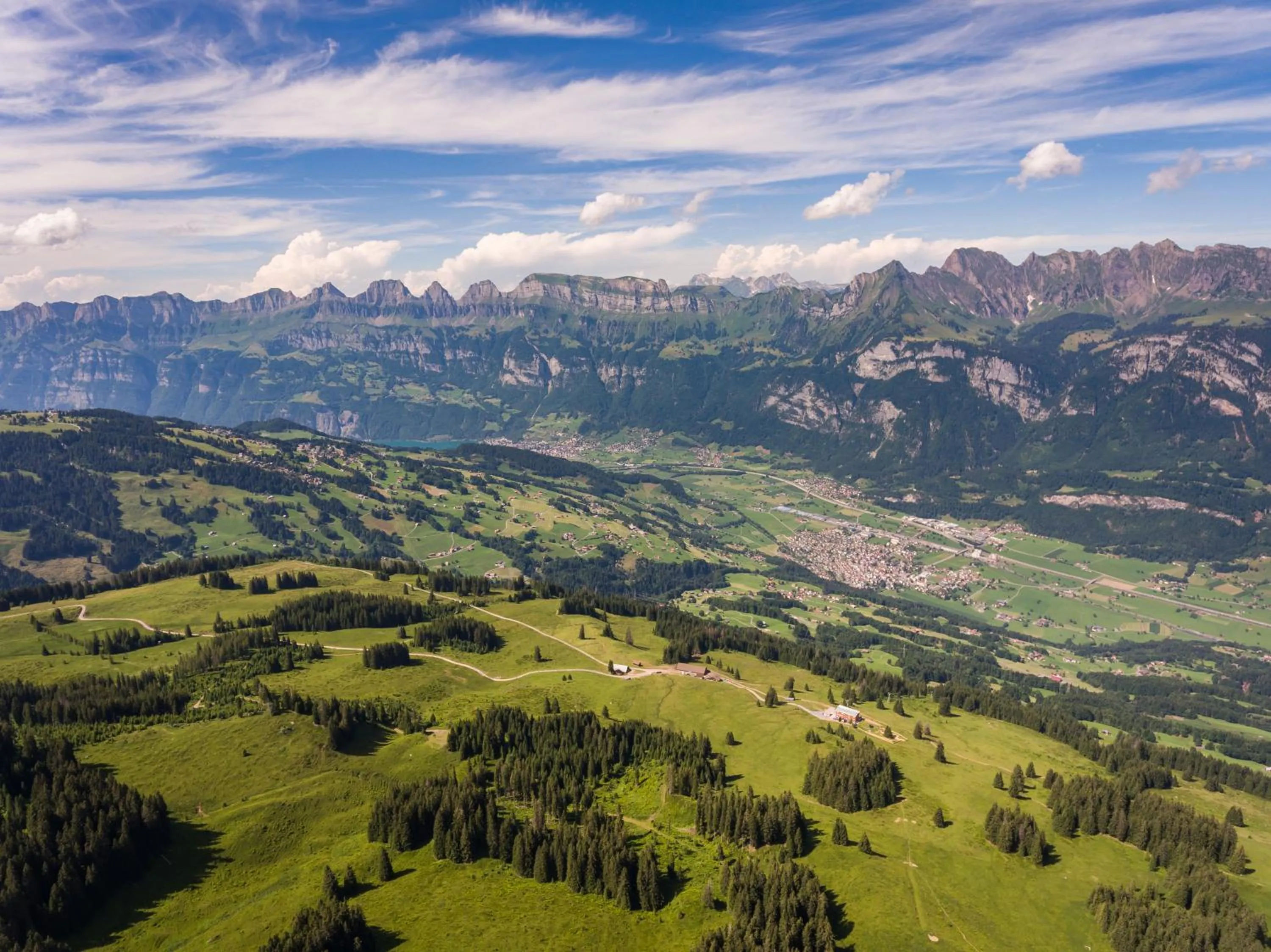 Bird's eye view in Berghotel Schonhalden