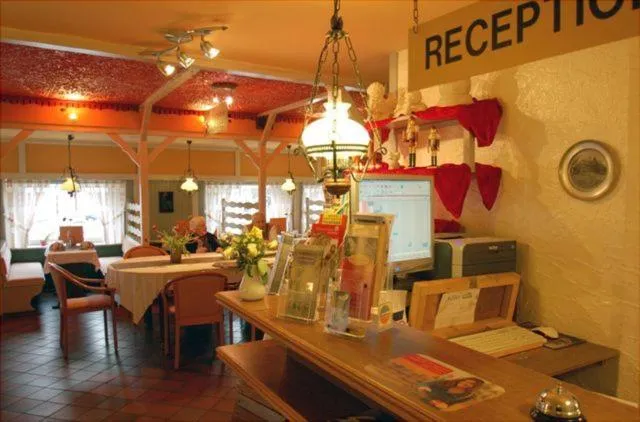 Lobby or reception in Hotel Hohenzollern