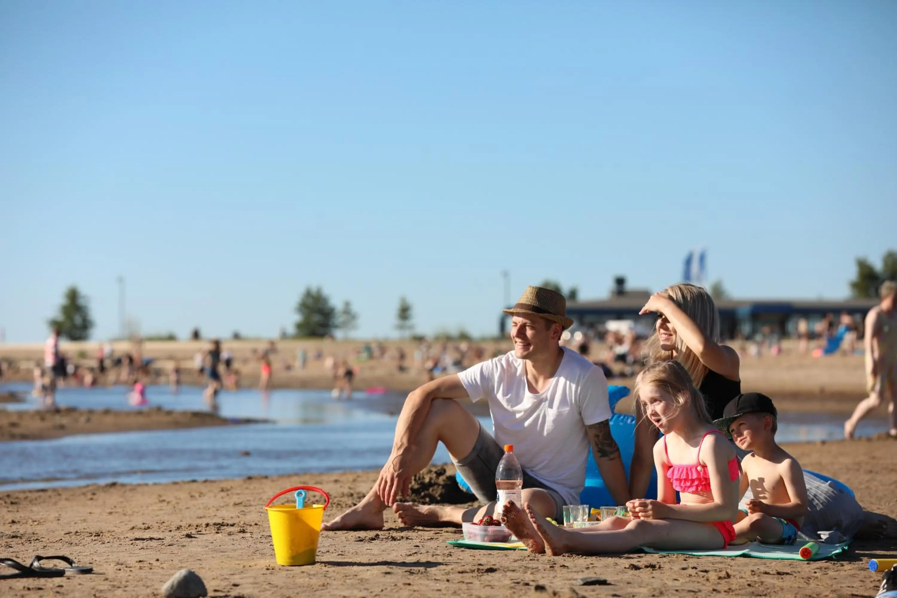 Beach in Nallikari Seaside Villas