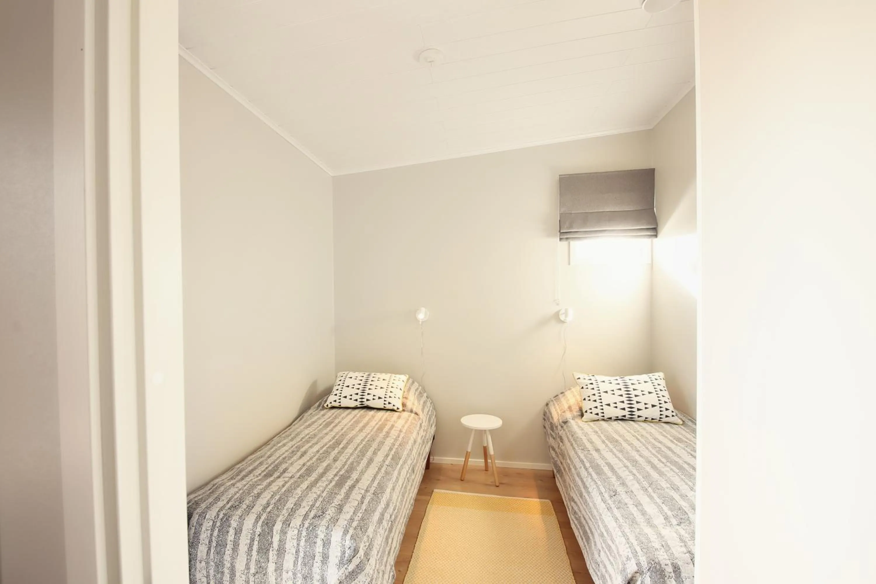 Bed in Nallikari Seaside Villas