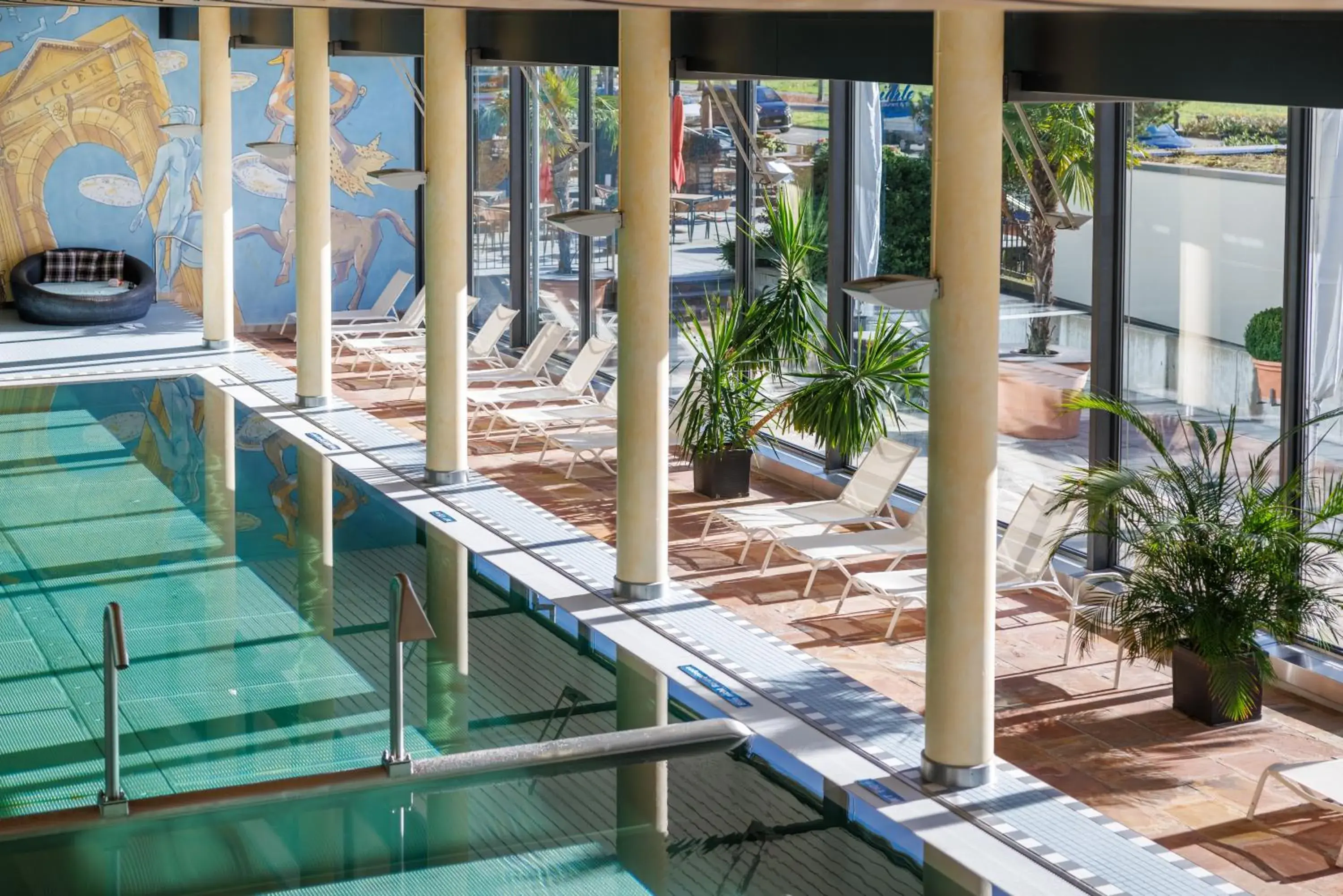 Swimming pool in Hapimag Ferienwohnungen Interlaken Swimming pool in Hapimag Ferienwohnungen Interlaken