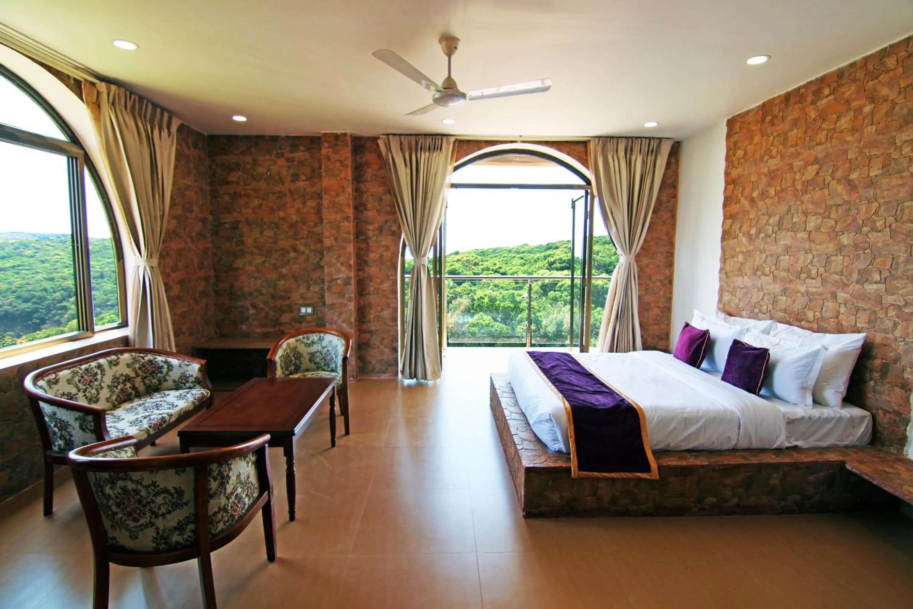 Bed in Forest County Resort Mahabaleshwar