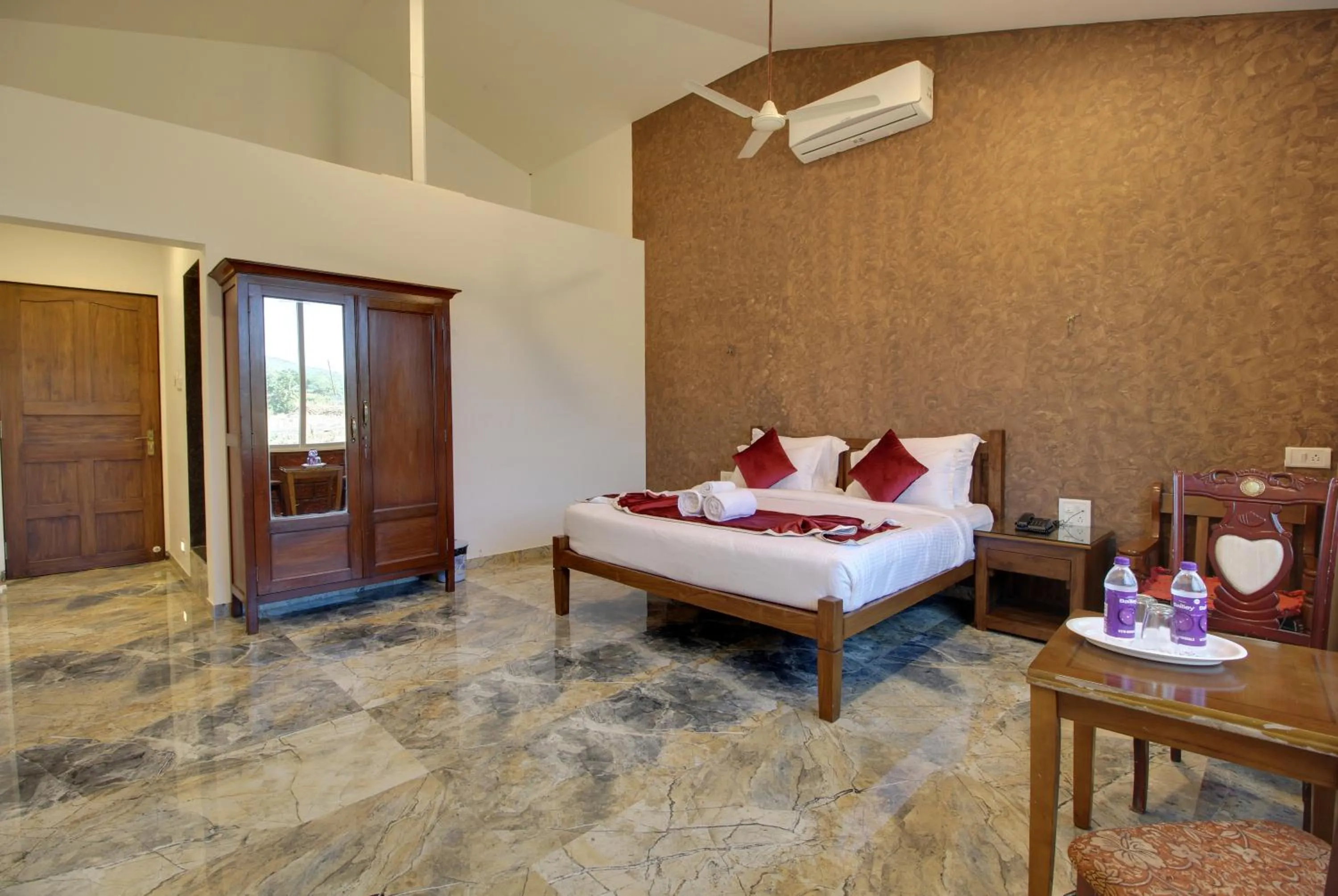 Bed in Forest County Resort Mahabaleshwar