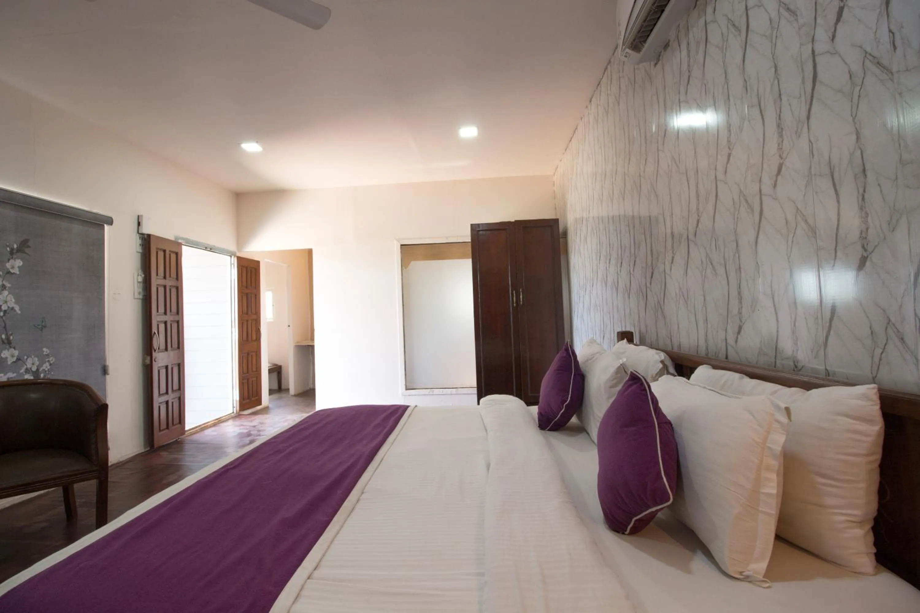 Bed in Forest County Resort Mahabaleshwar