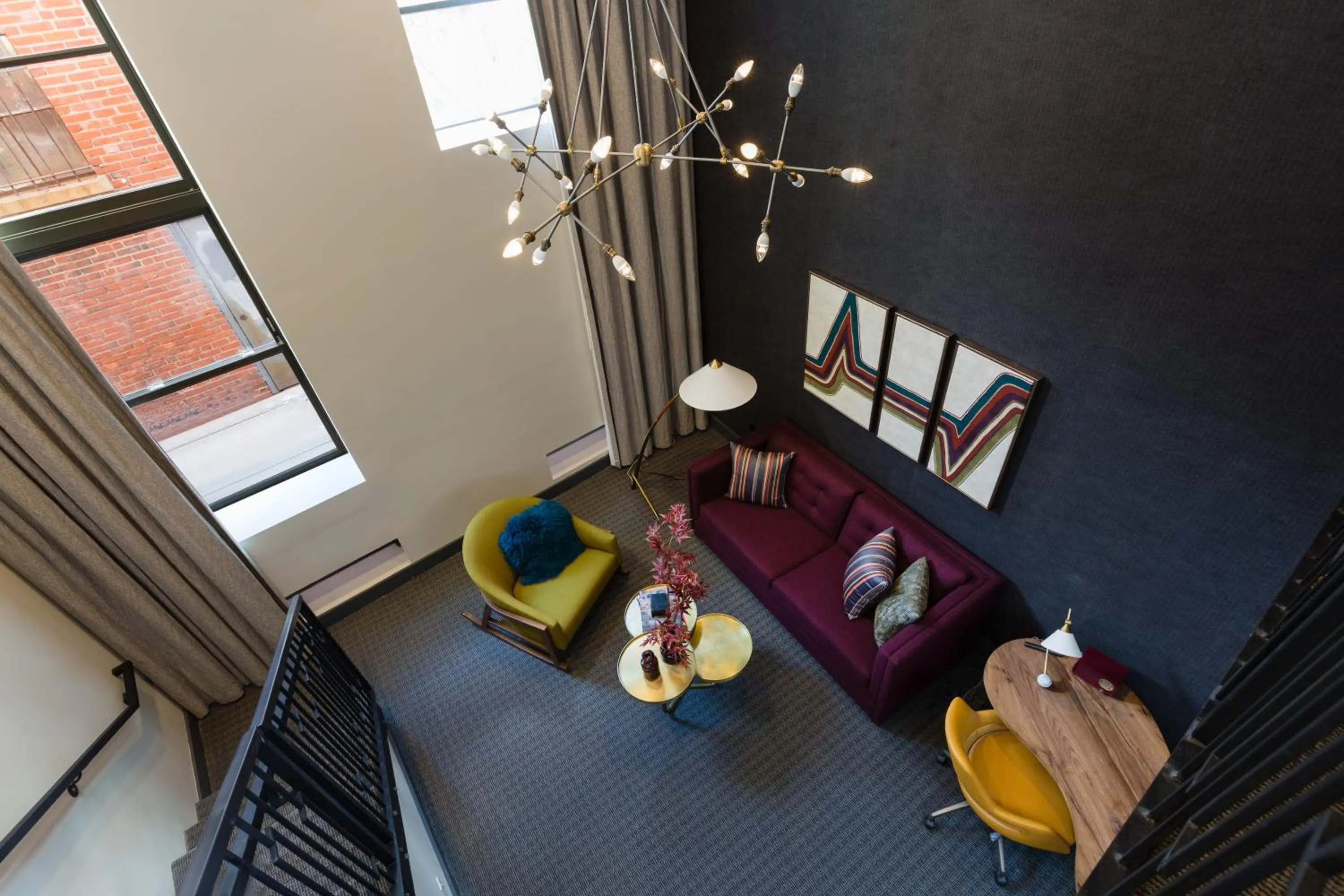 Living room in The Hotel Salem