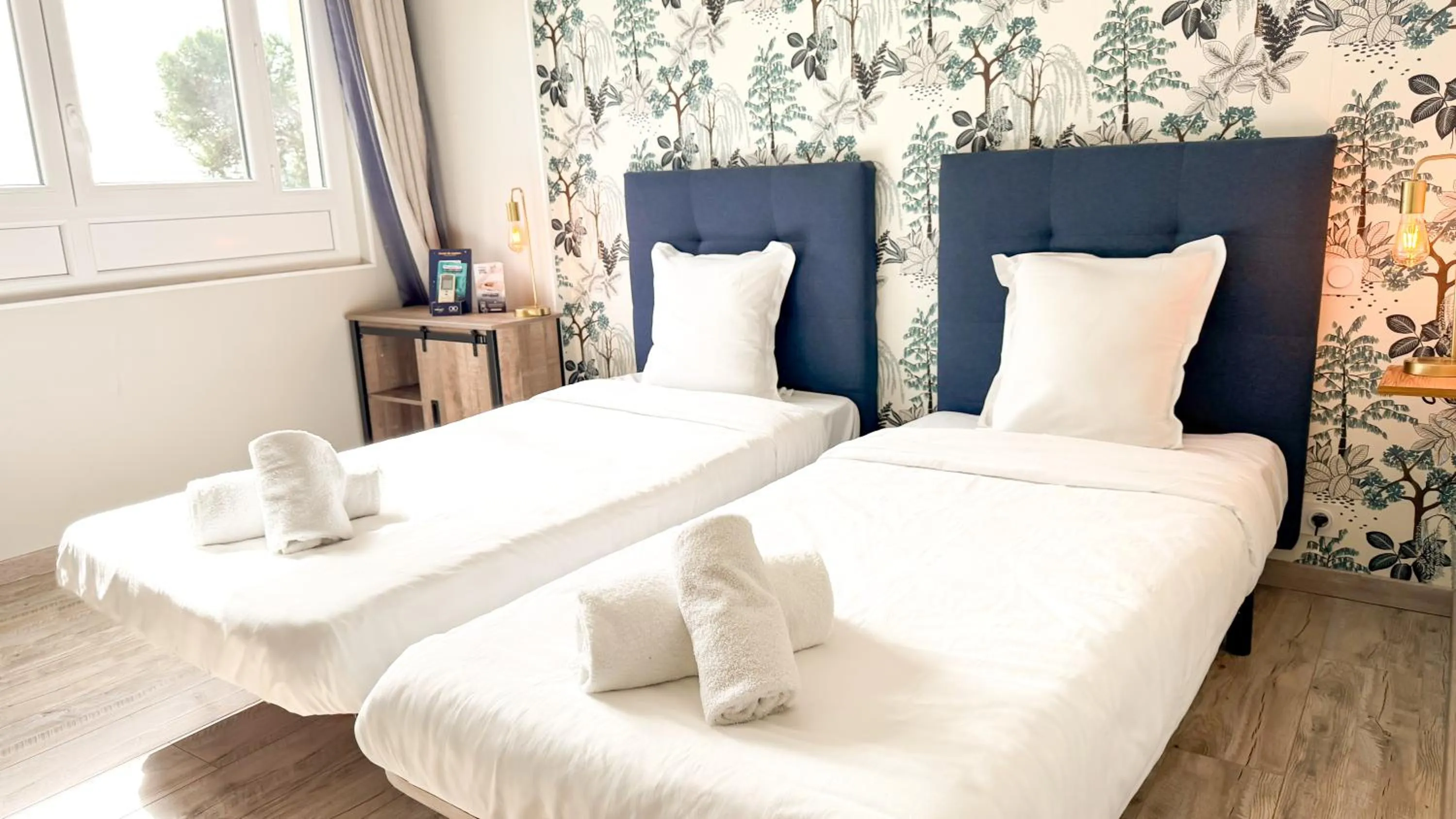 Bedroom, Bed in Hotel Les Rocailles