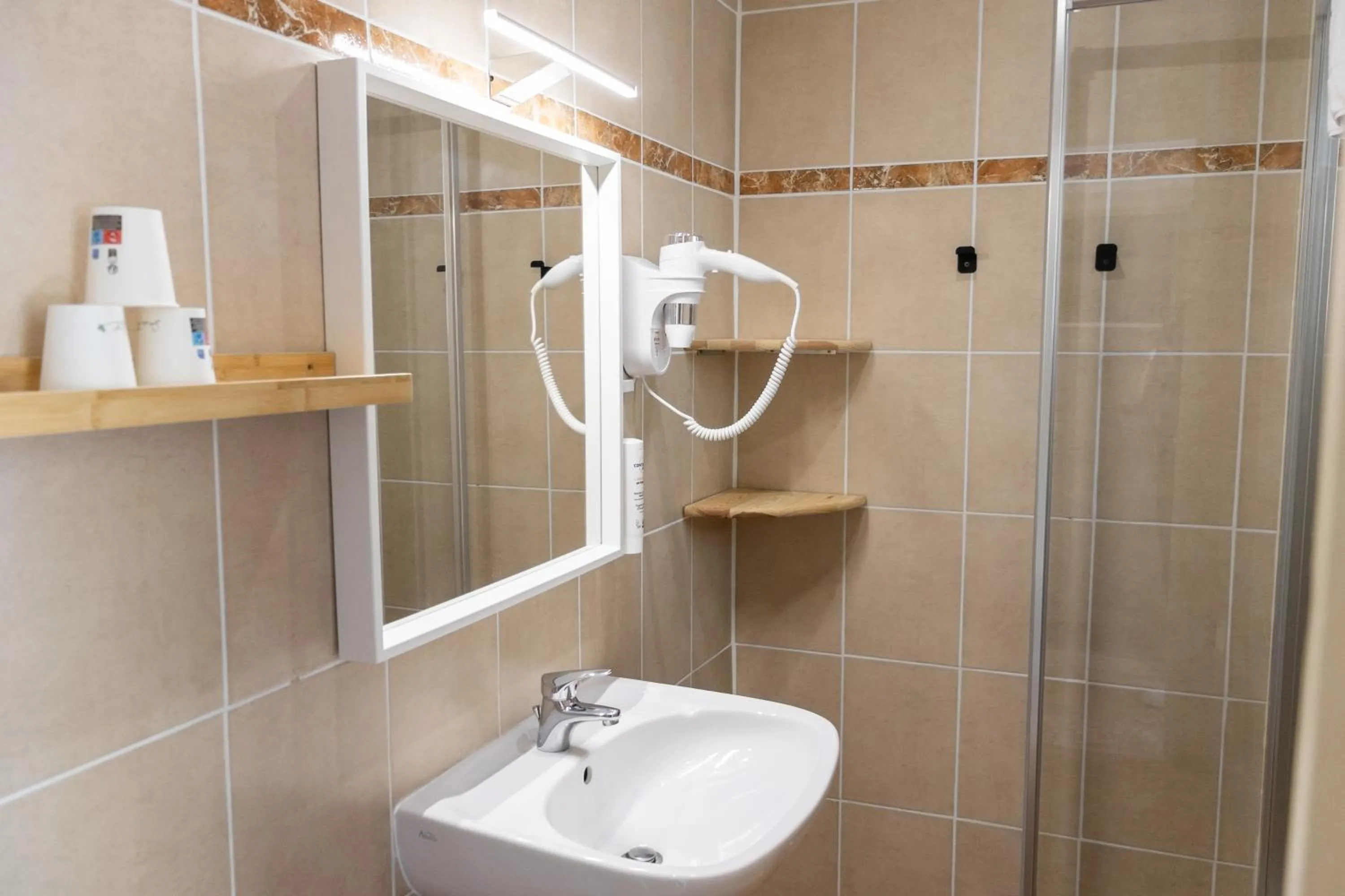 Bathroom in Hotel Les Rocailles