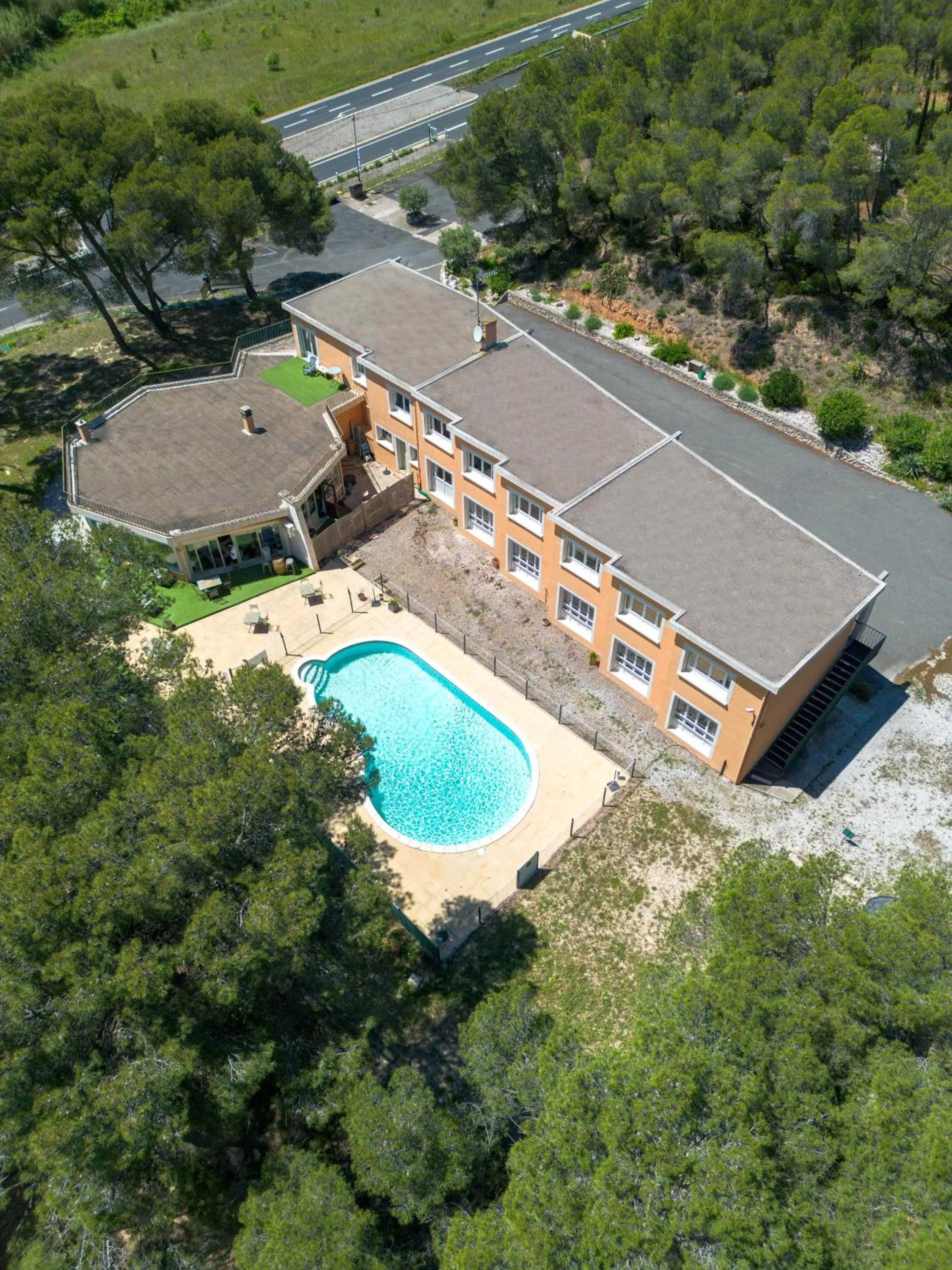 Natural landscape in Hotel Les Rocailles