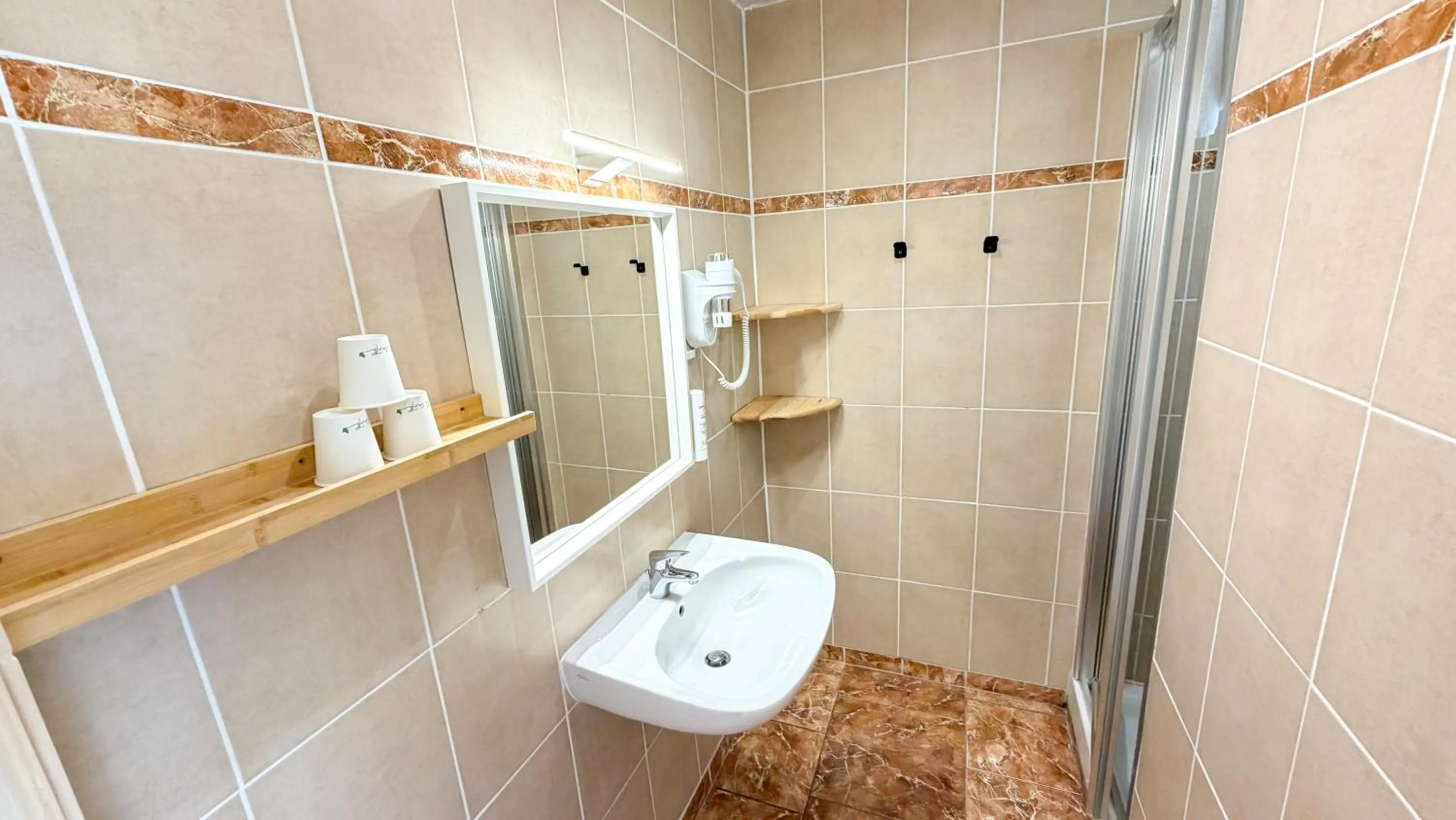 Bathroom in Hotel Les Rocailles