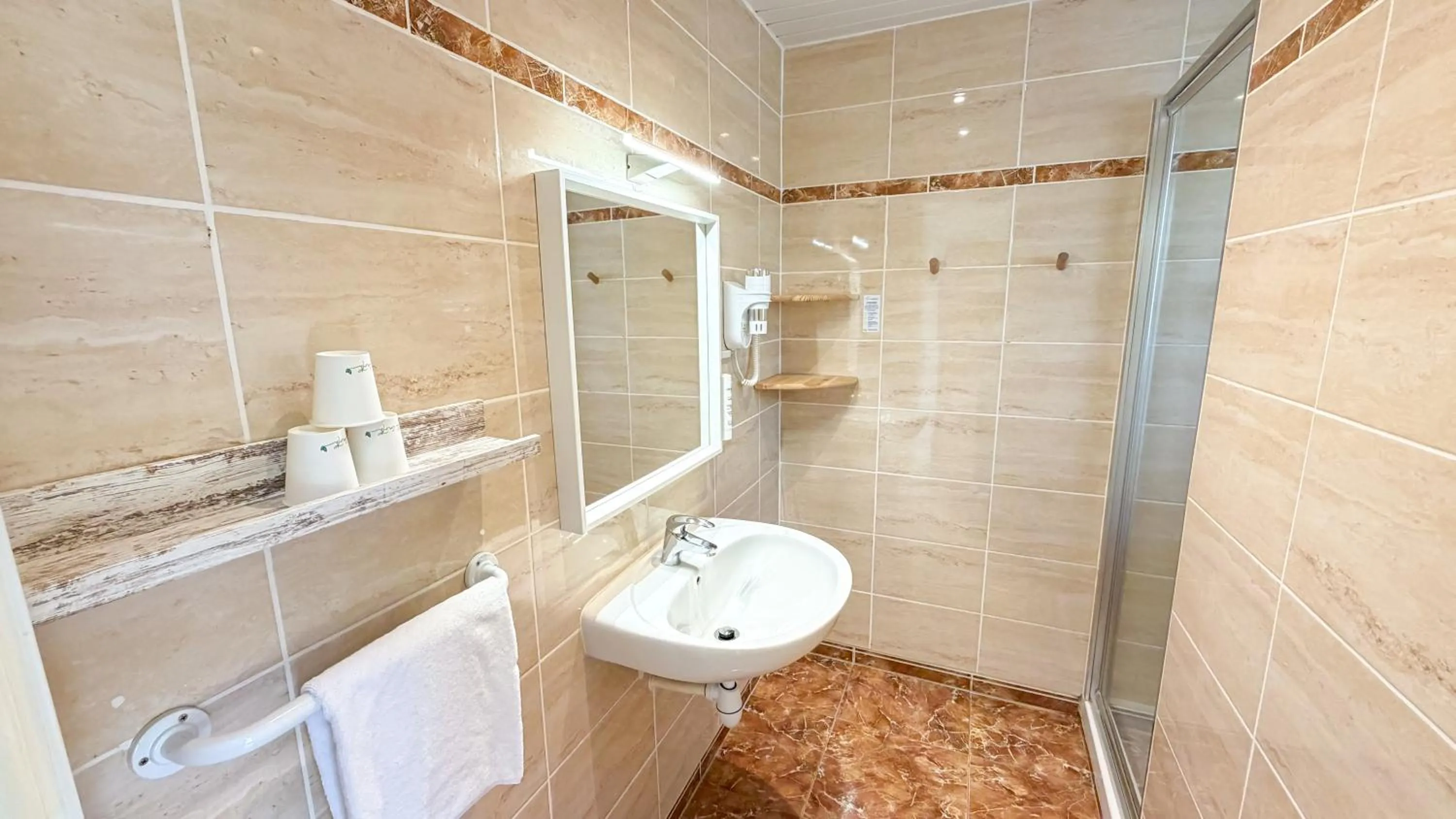 Bathroom in Hotel Les Rocailles