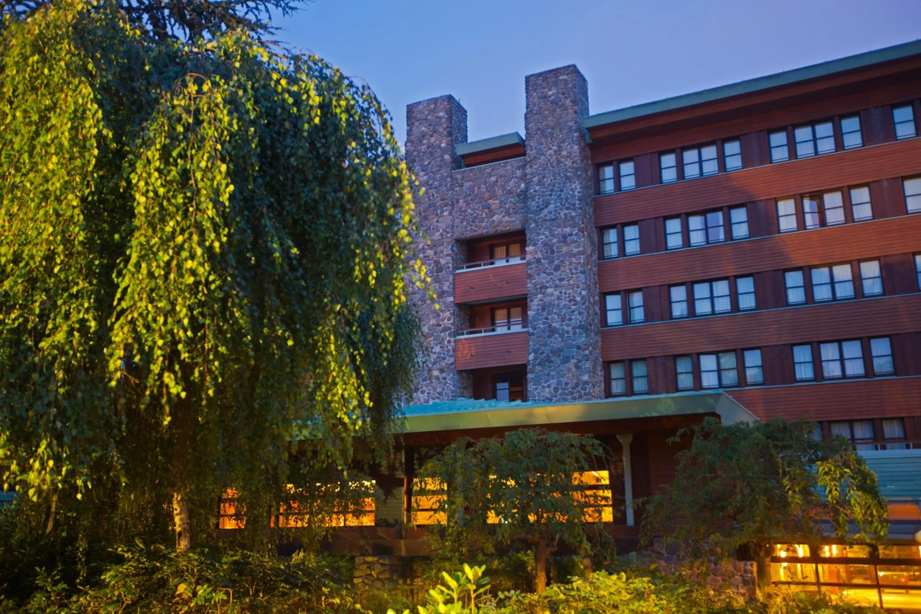 Property building in Disney Sequoia Lodge