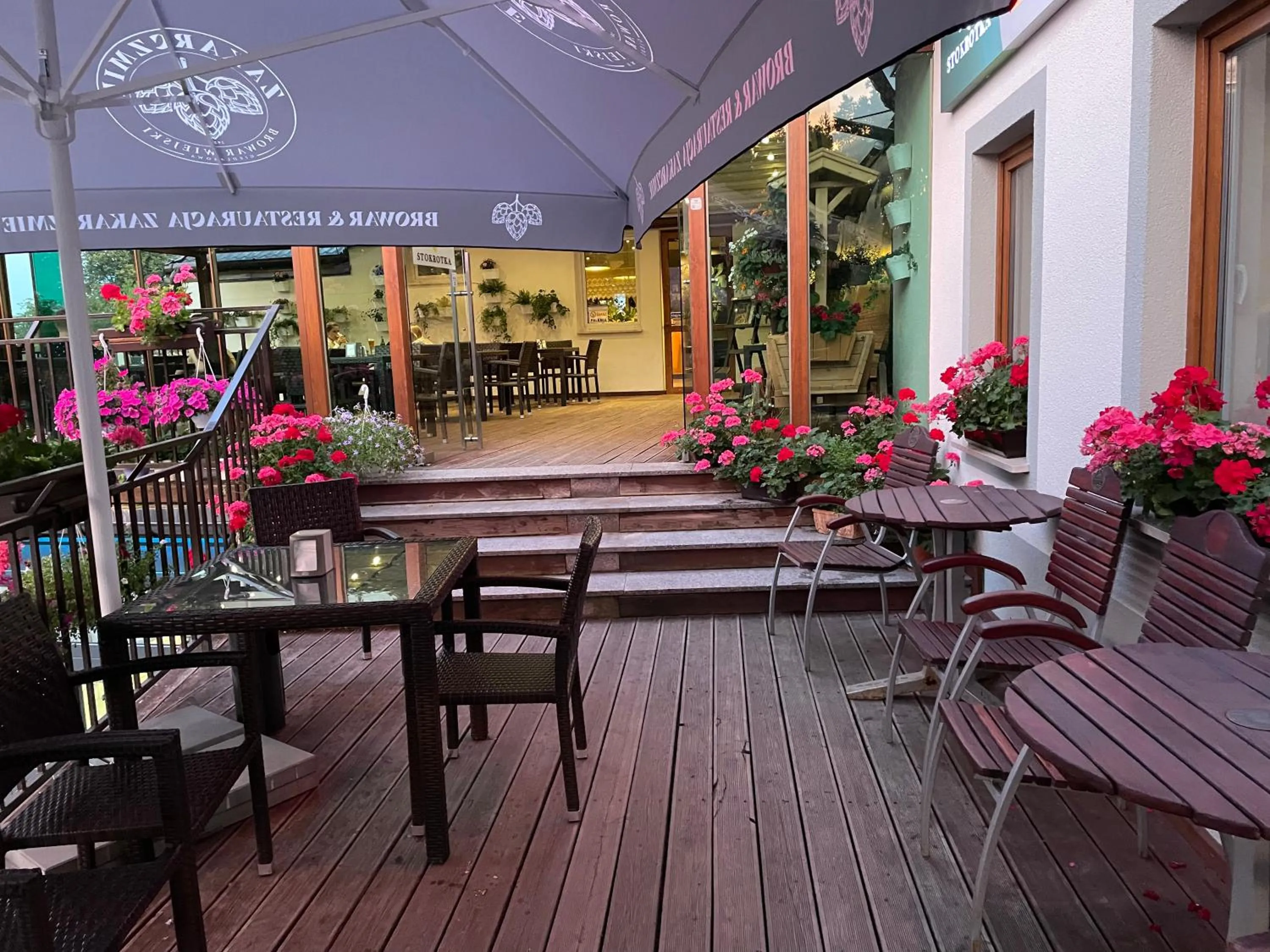 Patio in Zakarczmie Stokrotka