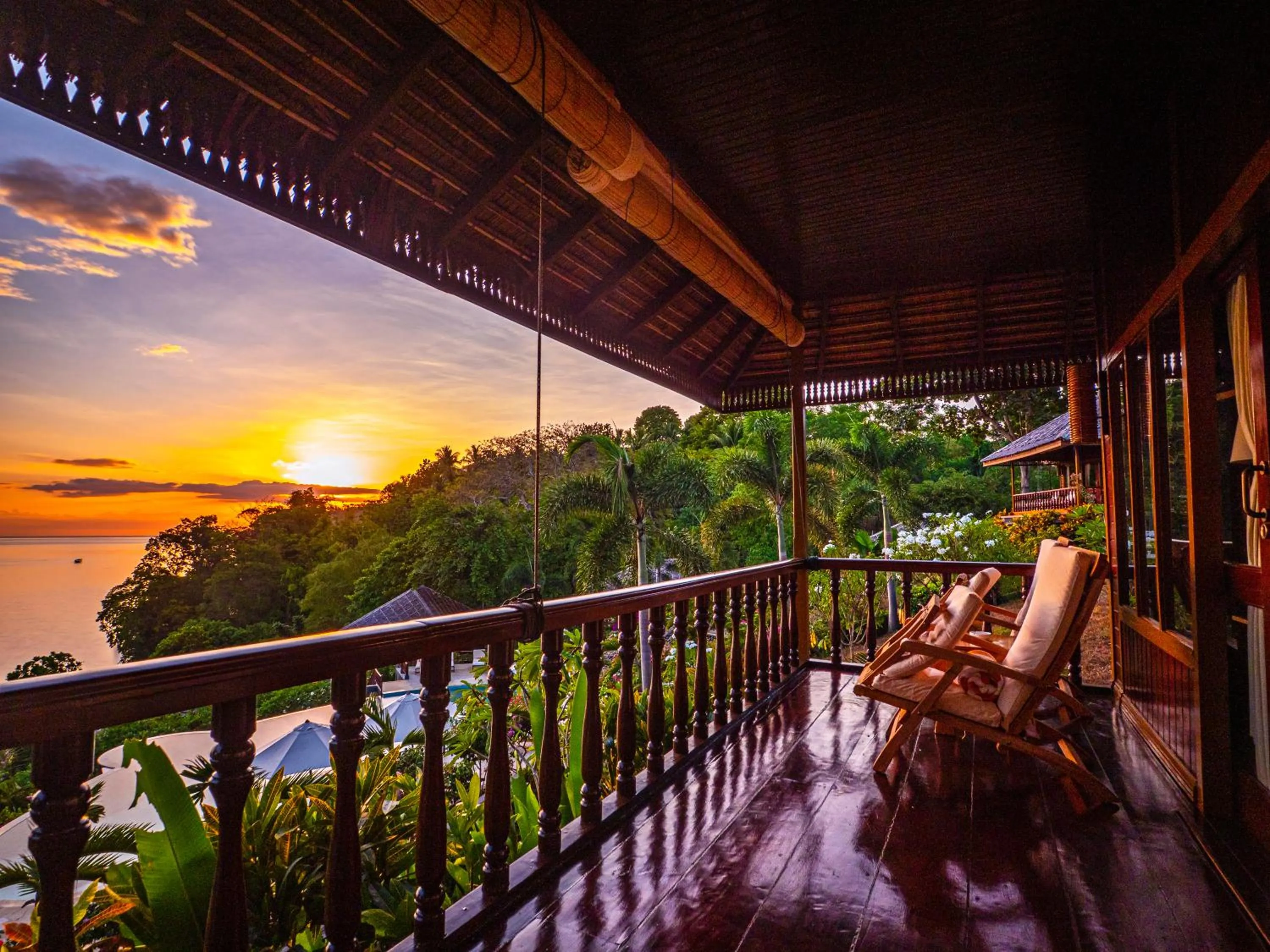 Balcony/Terrace in Bunaken Oasis Dive Resort and Spa