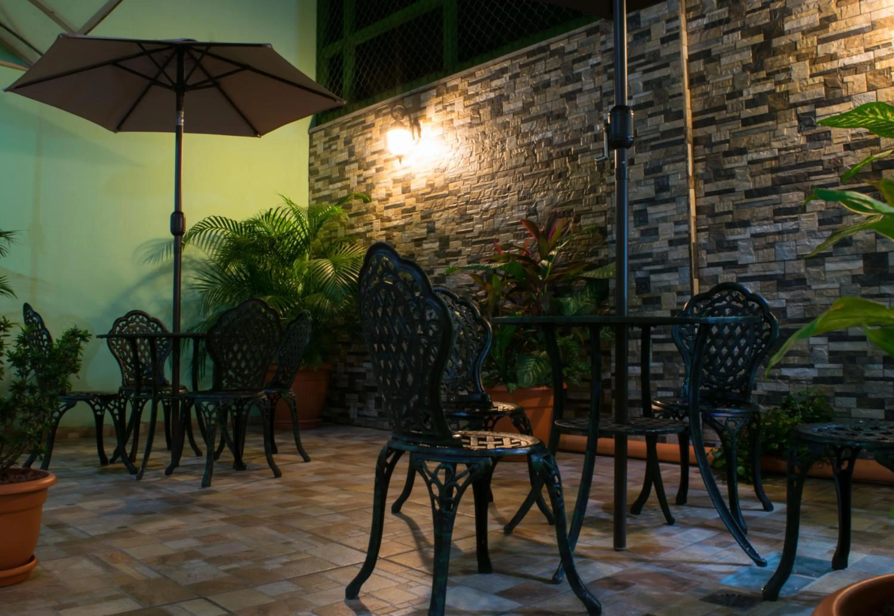 Garden in Hostal de Asturias