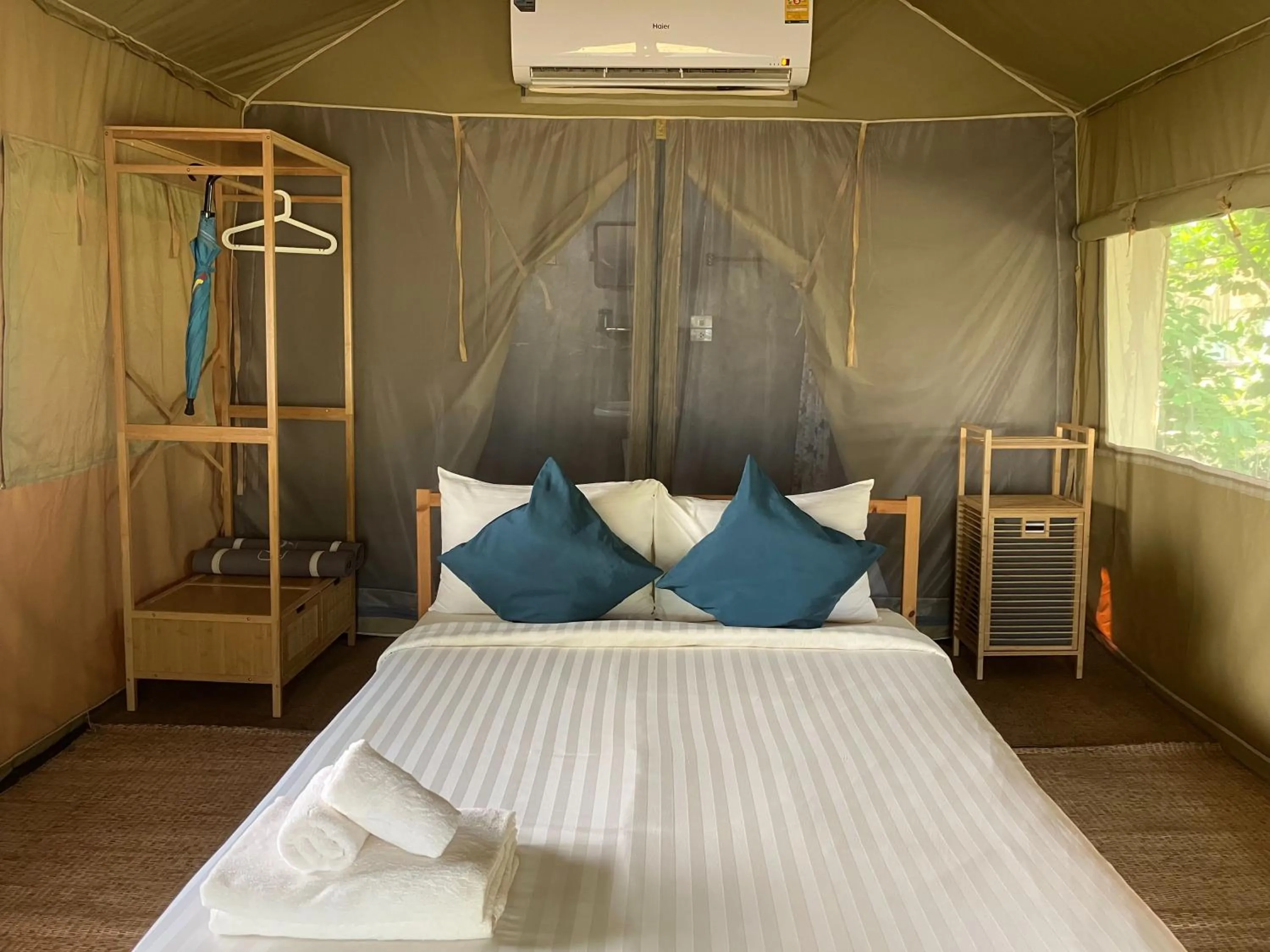 Bed in Naivacha Tent Koh Mak