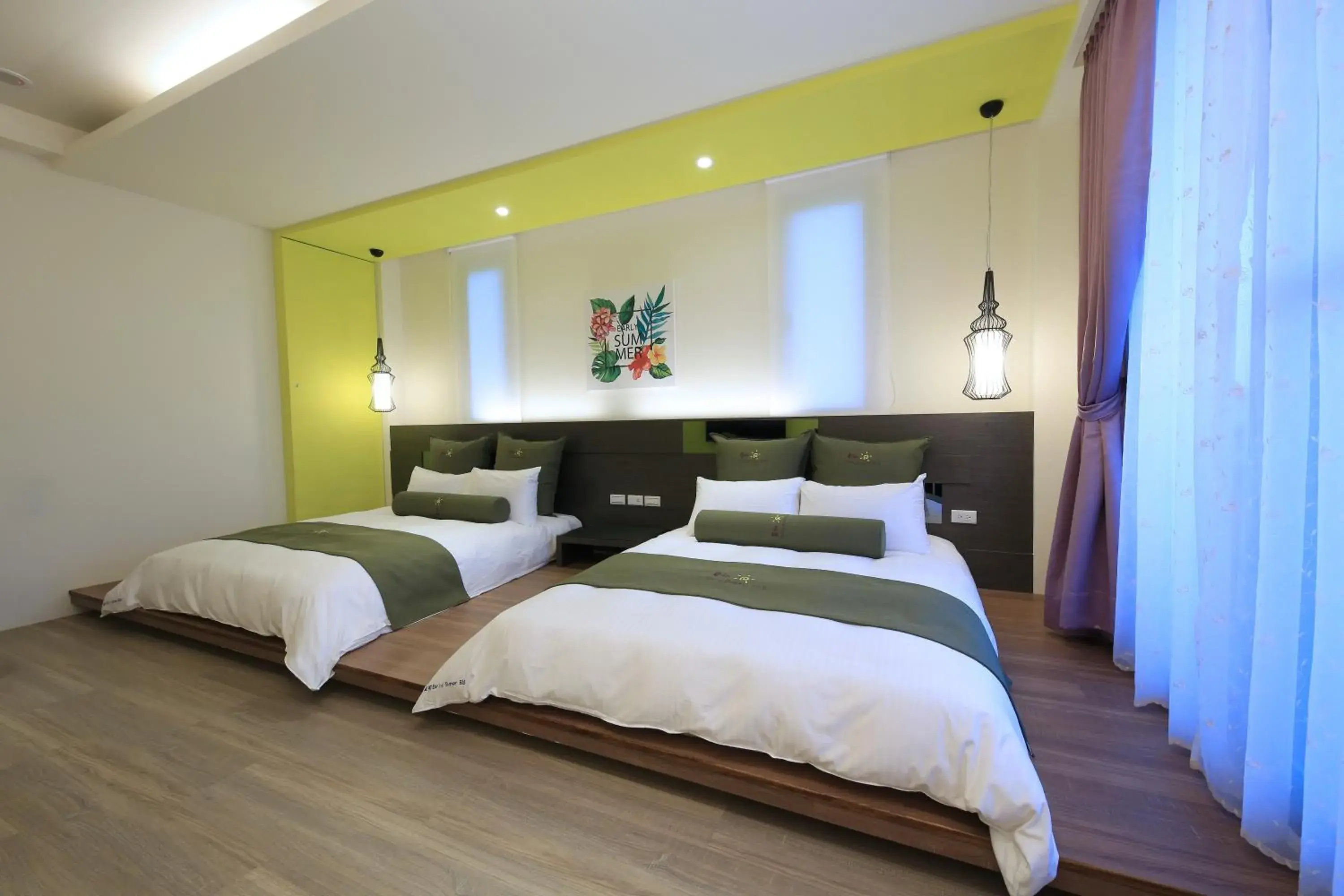 Garden, Bed in Early Summer Garden, Bed in Early Summer