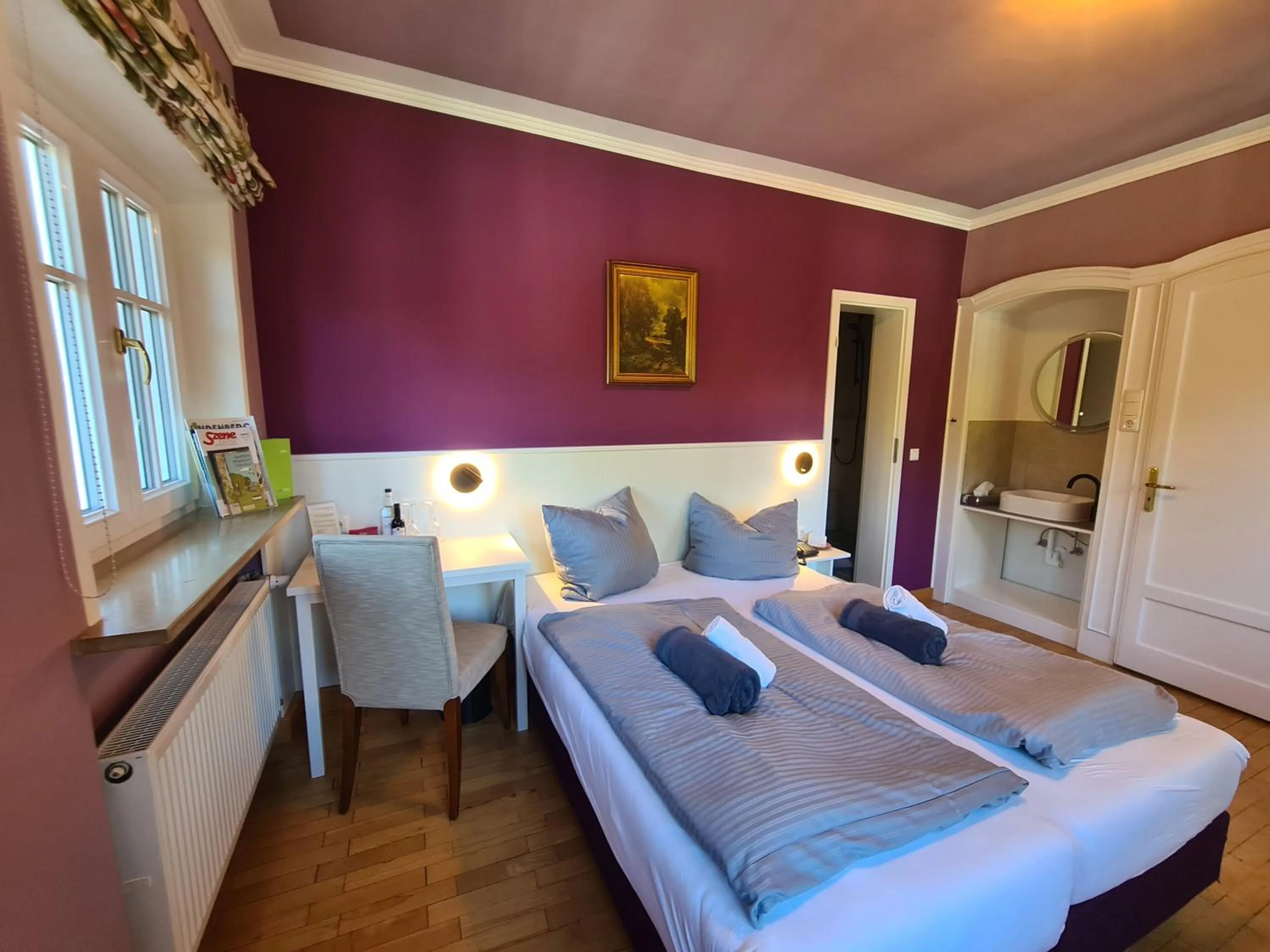 Bed in Hotel Waldsee