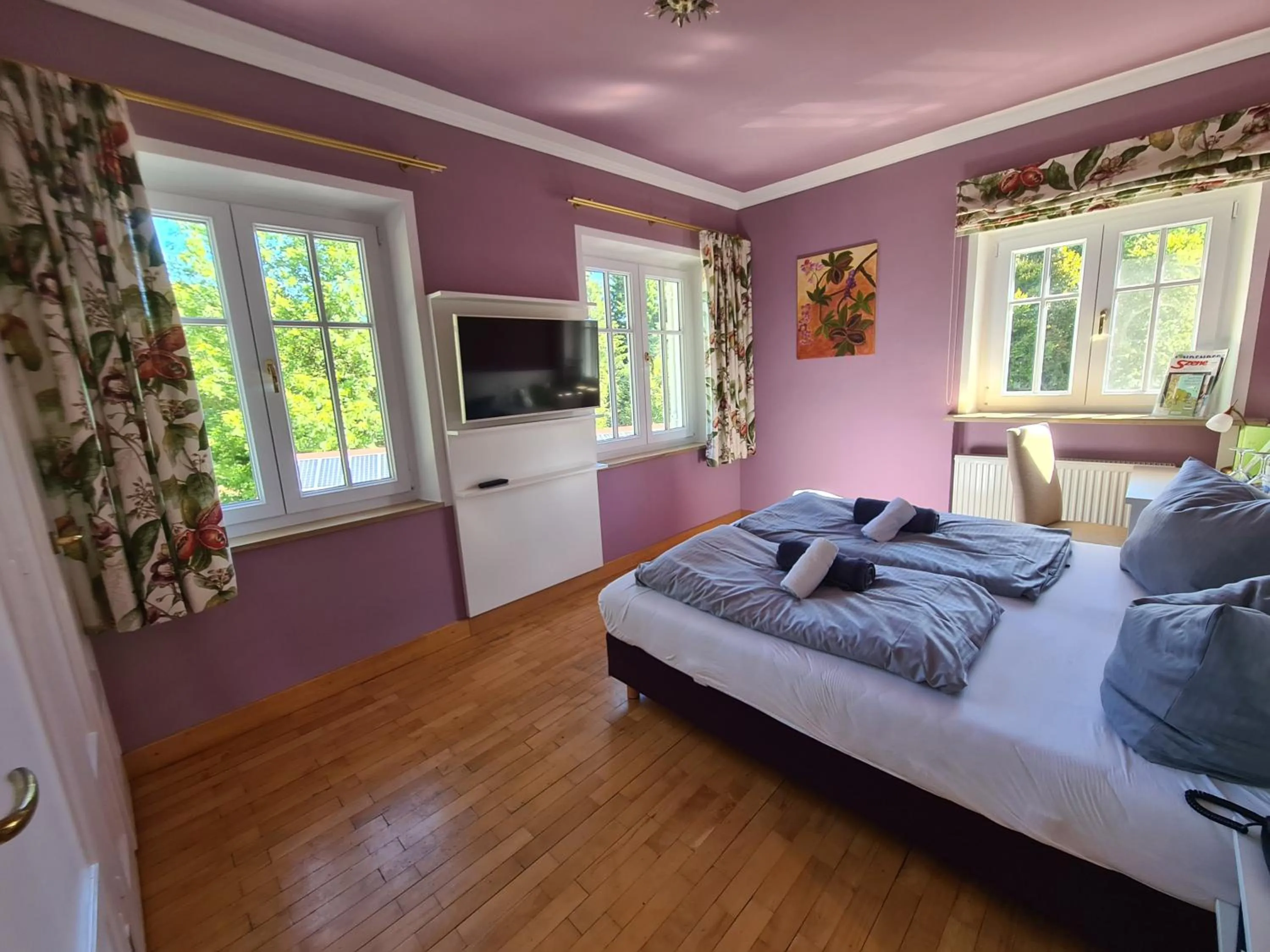 Bed in Hotel Waldsee