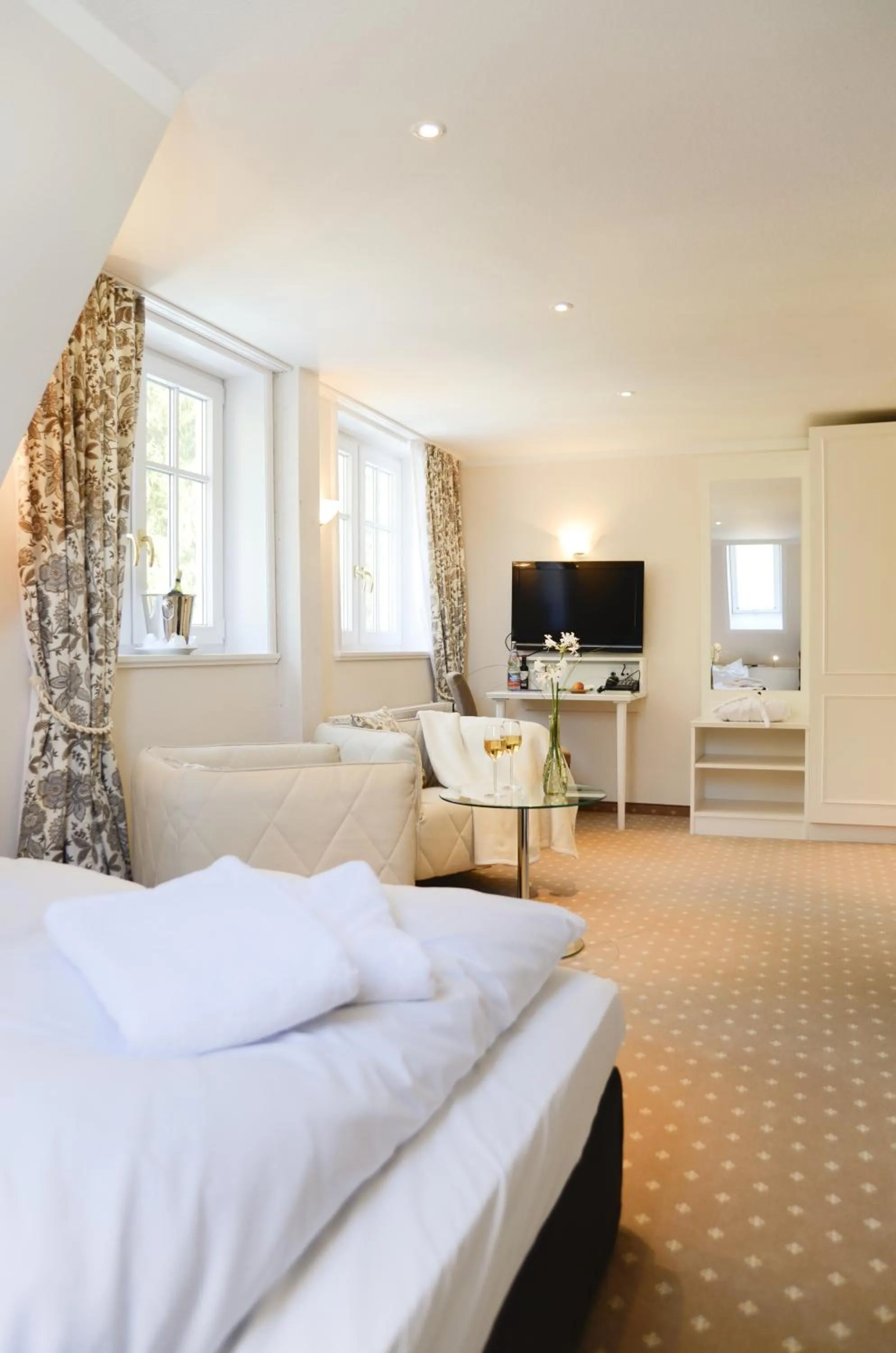 Photo of the whole room, Bed in Hotel Waldsee