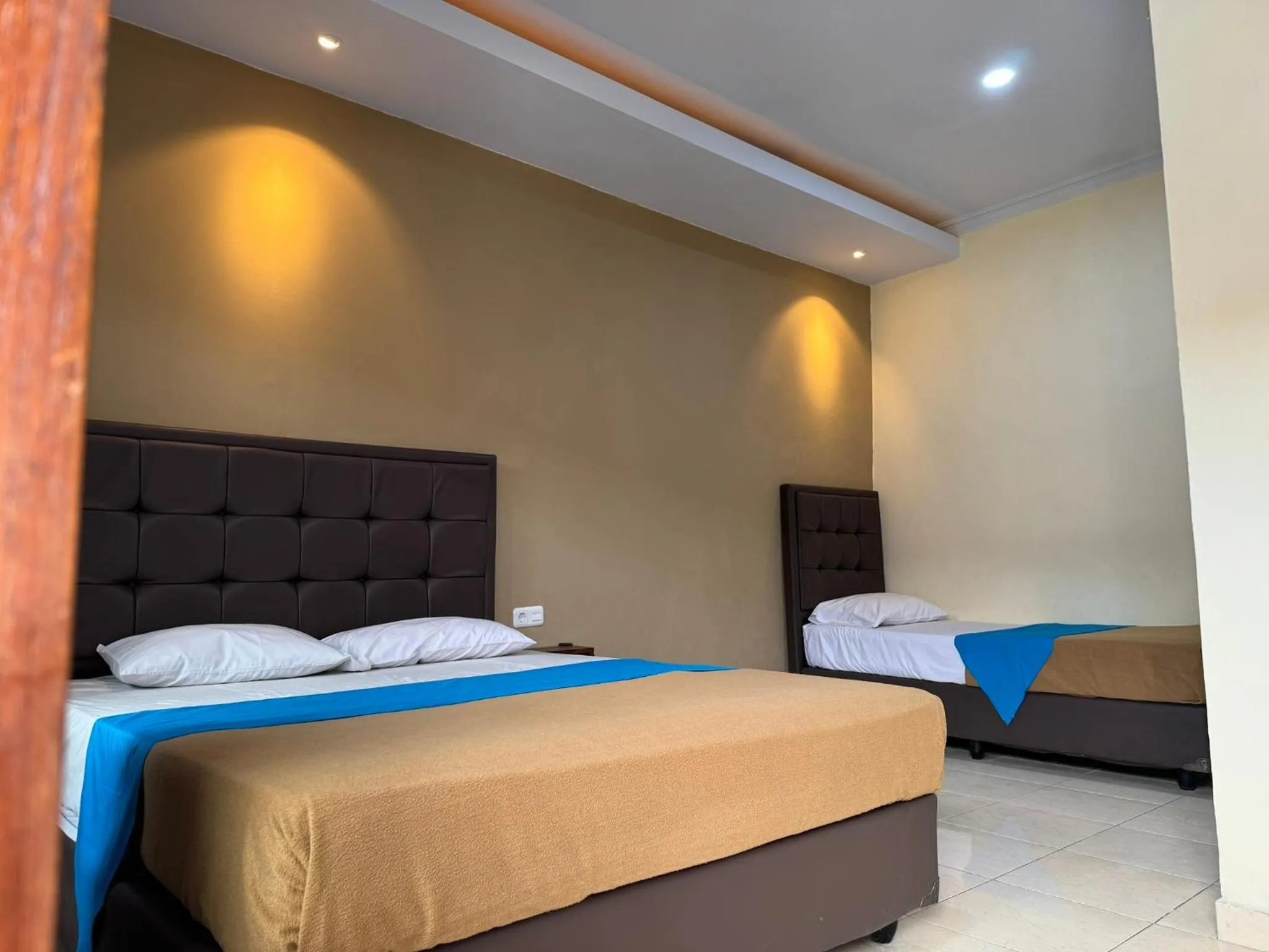 Bed in Hotel Priangan
