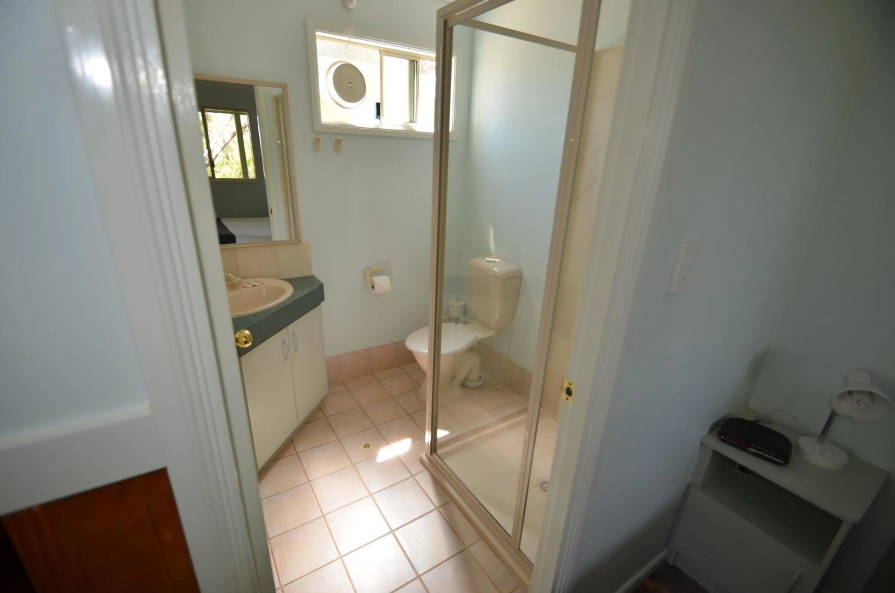 Bathroom in Coalmine Beach Holiday Park
