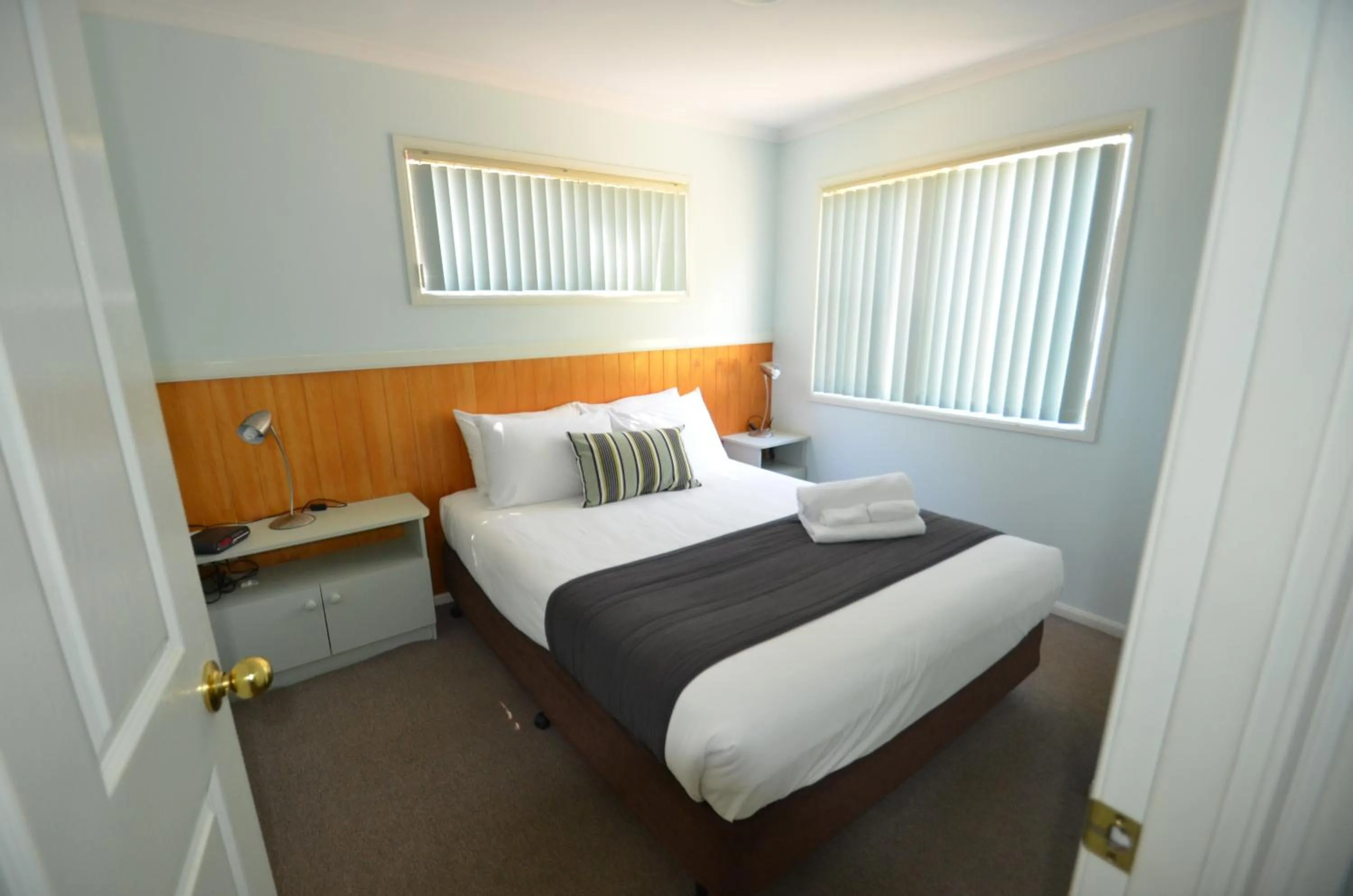 Bedroom, Bed in Coalmine Beach Holiday Park